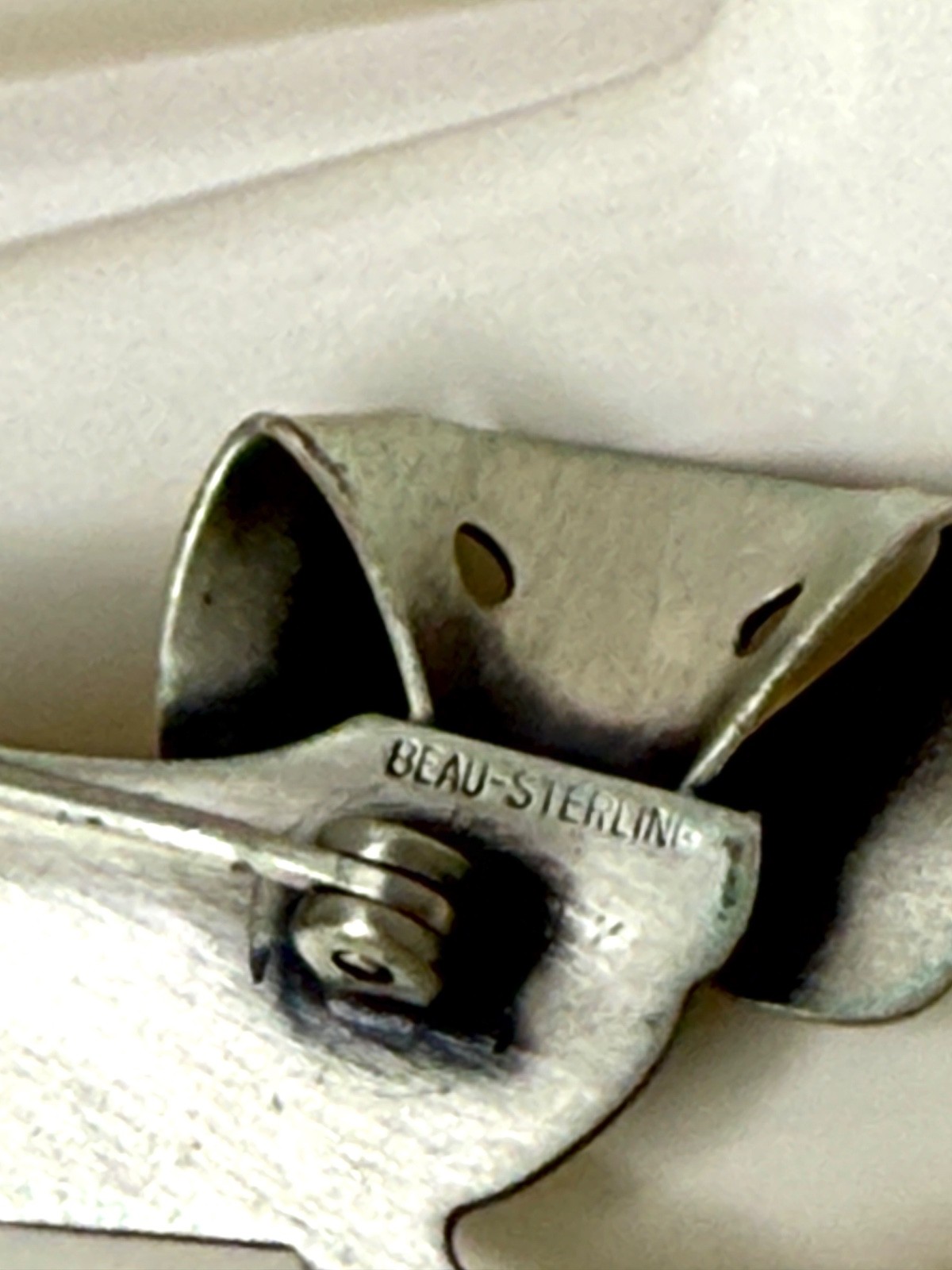 Beau Sterling 925 Dachshund Dog Brooch Pin – Vintage Figural Silver 2in