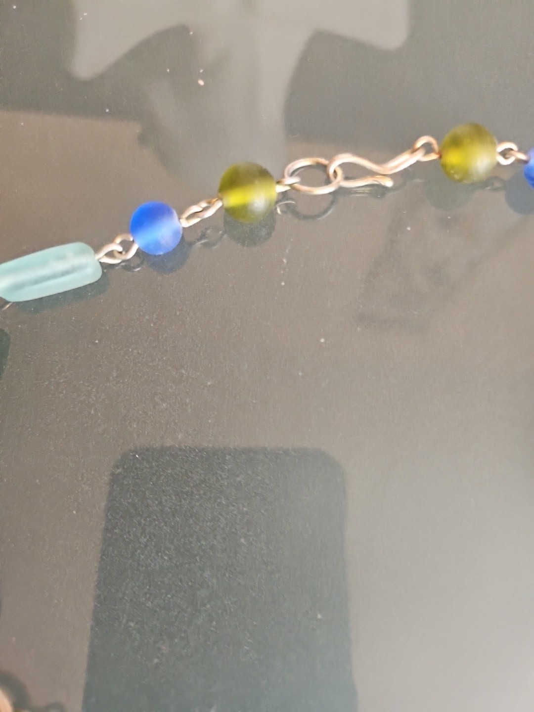 Designer Multi Beads Necklace 26″ NWOT