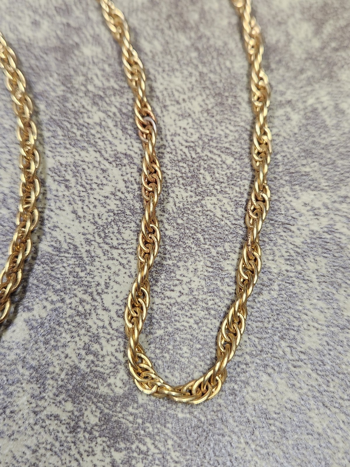 VTG Long Gold Tone Faux Agate & Chrysophase Beads Convertable Lariat Necklace