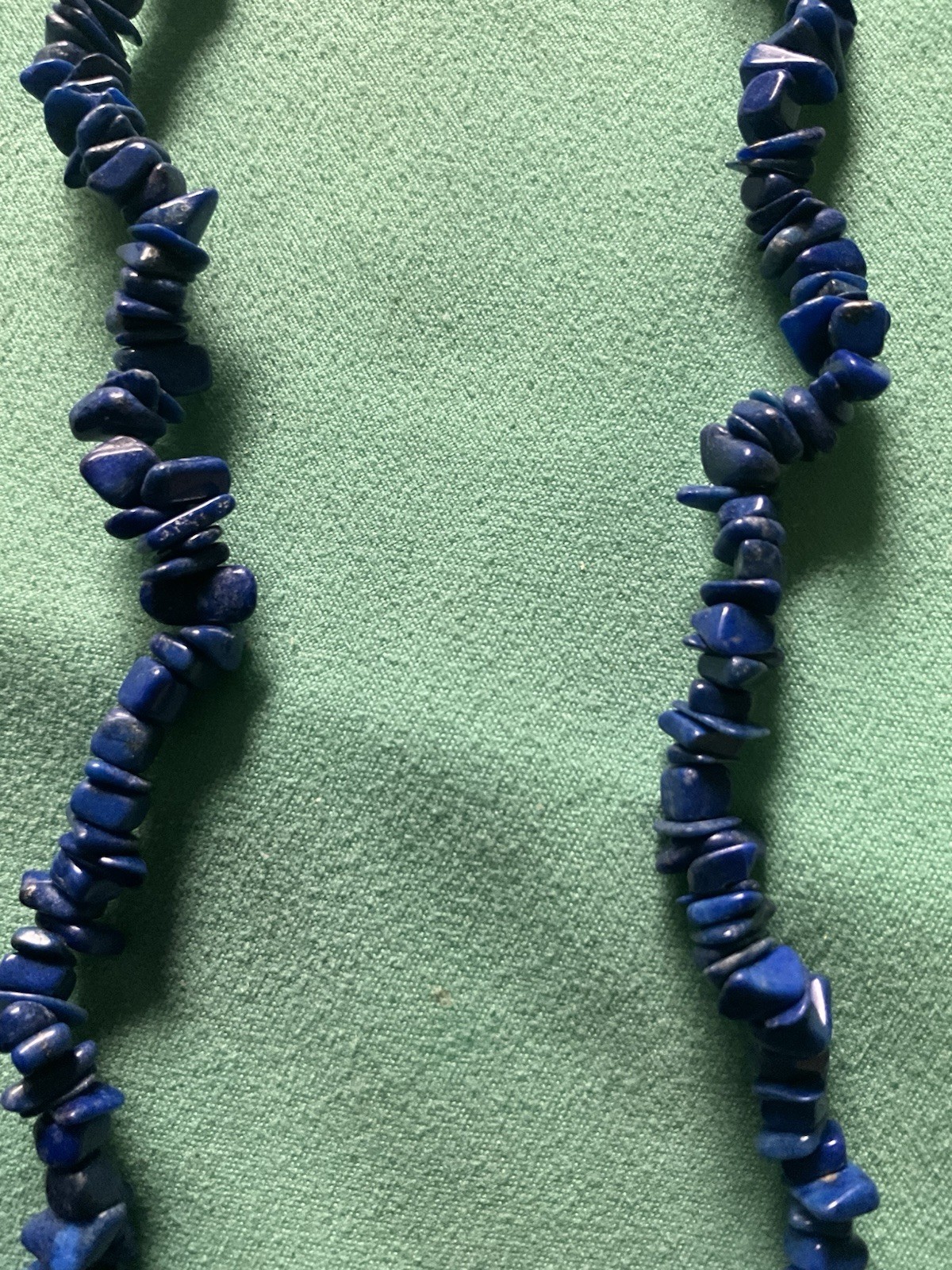 STERLING SILVER LAPIS NECKLACE LAPIS PENDANT & CHAIN 16” PLUS GIFT