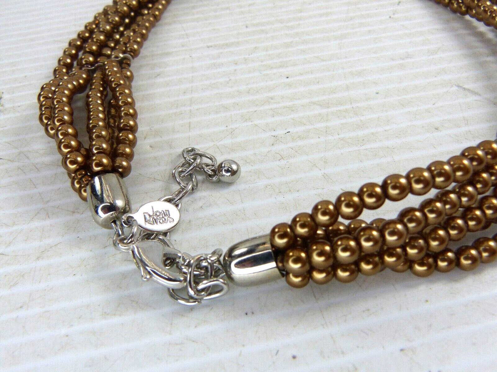Vintage Joan Rivers Starlet Necklace Copper Bronze Color Statement Necklace