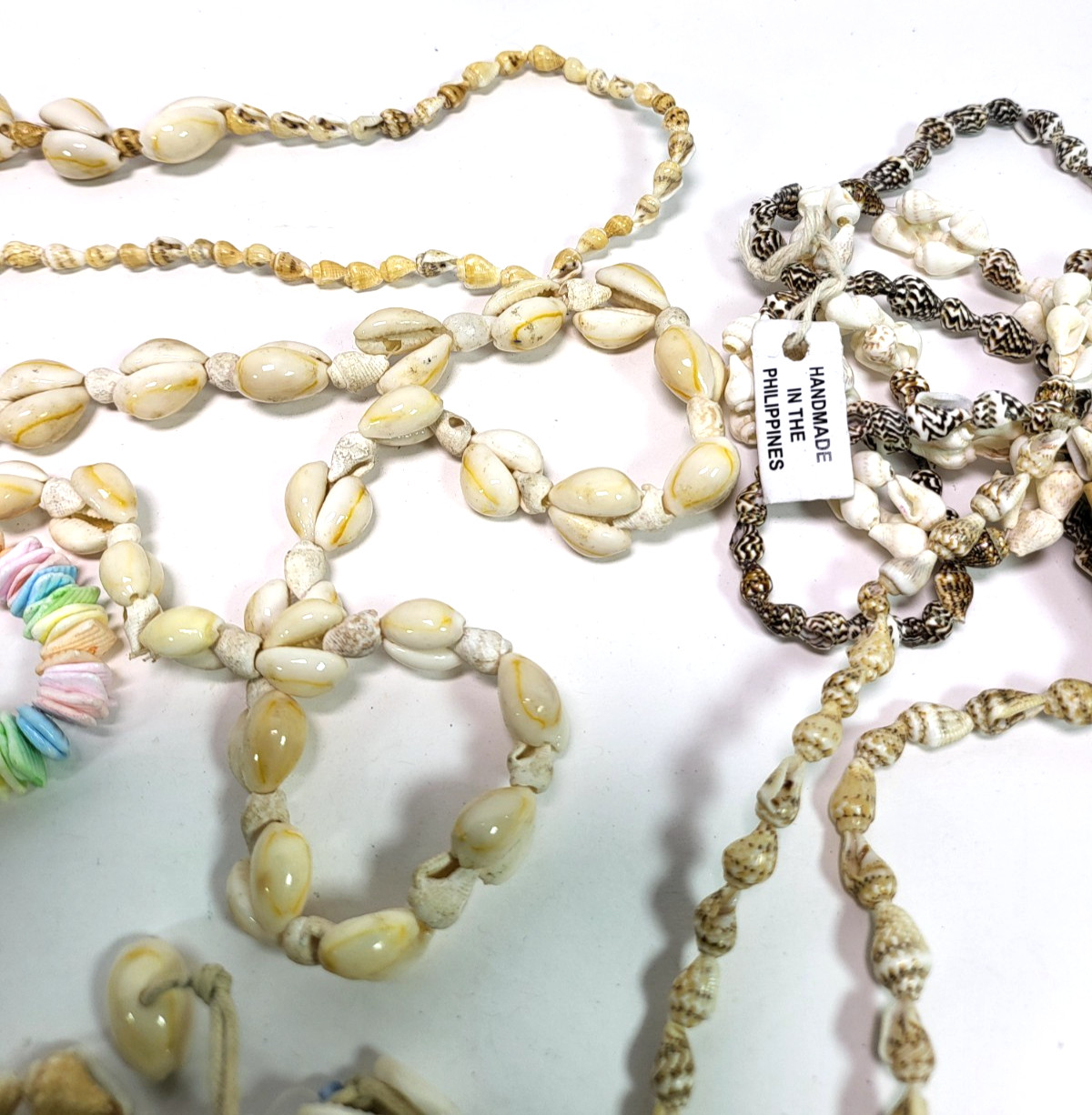 Over 1 lb Seashell Jewelry Lot Wearable Beach Boho Ocean Style VTG-New
