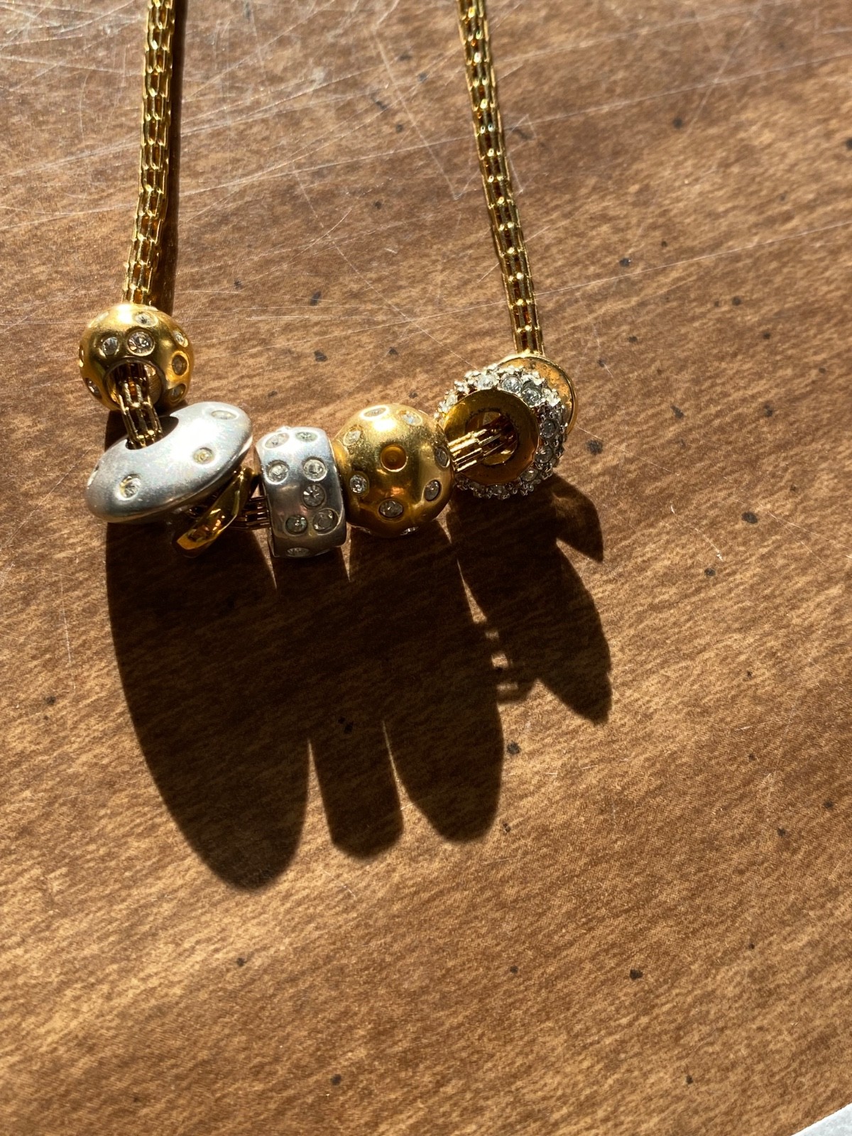 Signed, Swarovski, Slide Ball Charms, Vintage