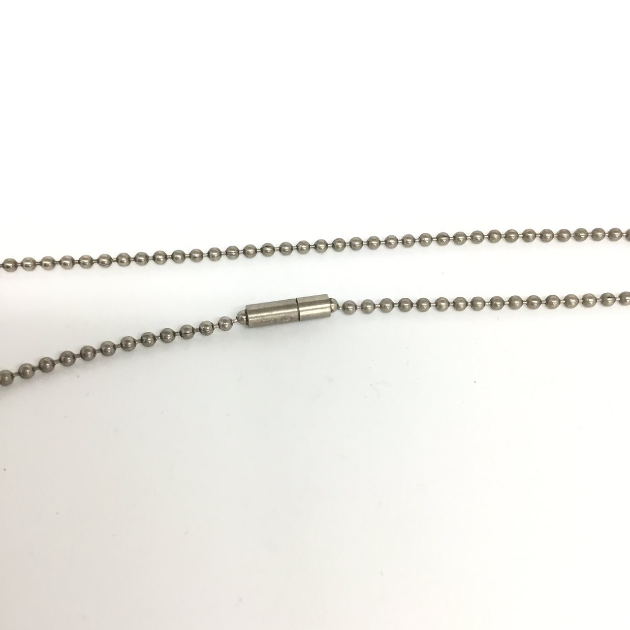 Auth GUCCI Excellent Condition Dog Tag Necklace Silver 925 Italy FS