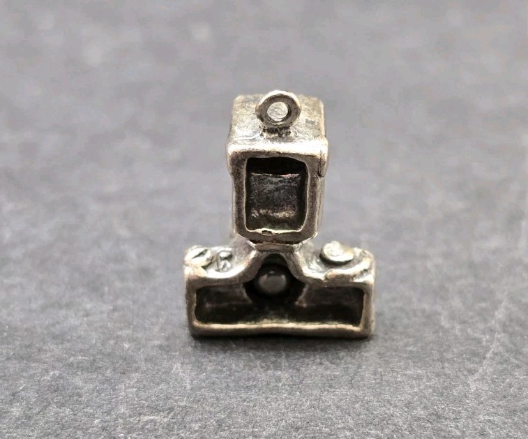 Vintage Sterling Silver 925 SLR Camera Traditional Charm 3D – Fast Shipping!