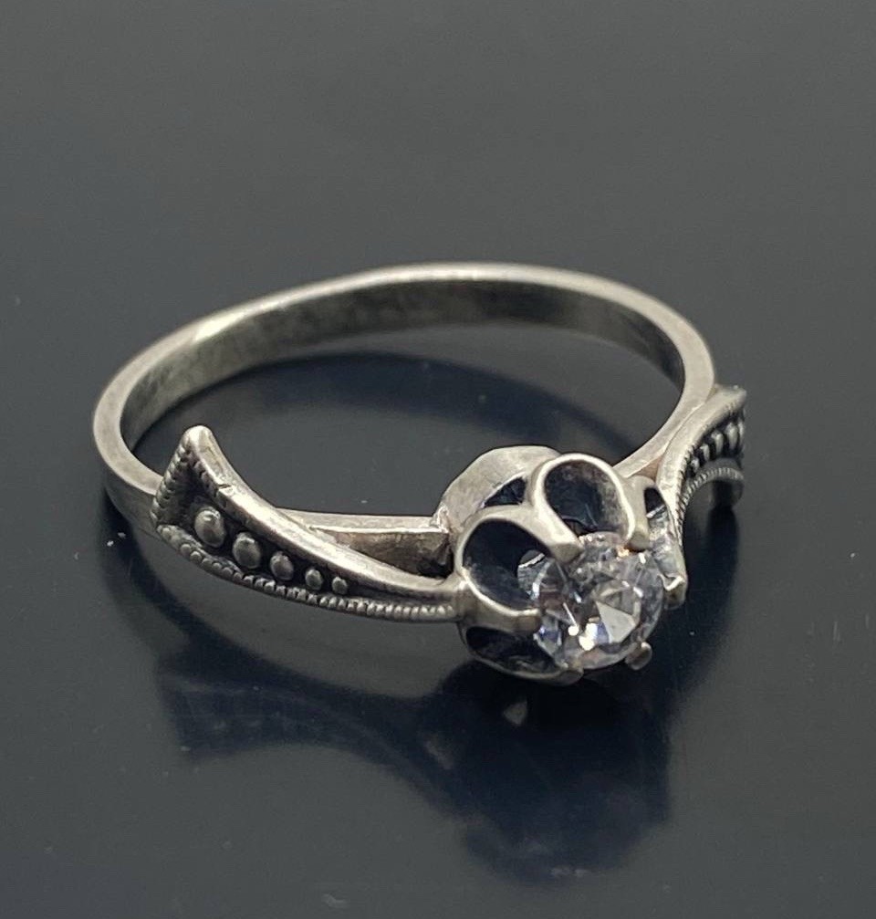 Old Ring Sterling Silver 925 Size 7.5