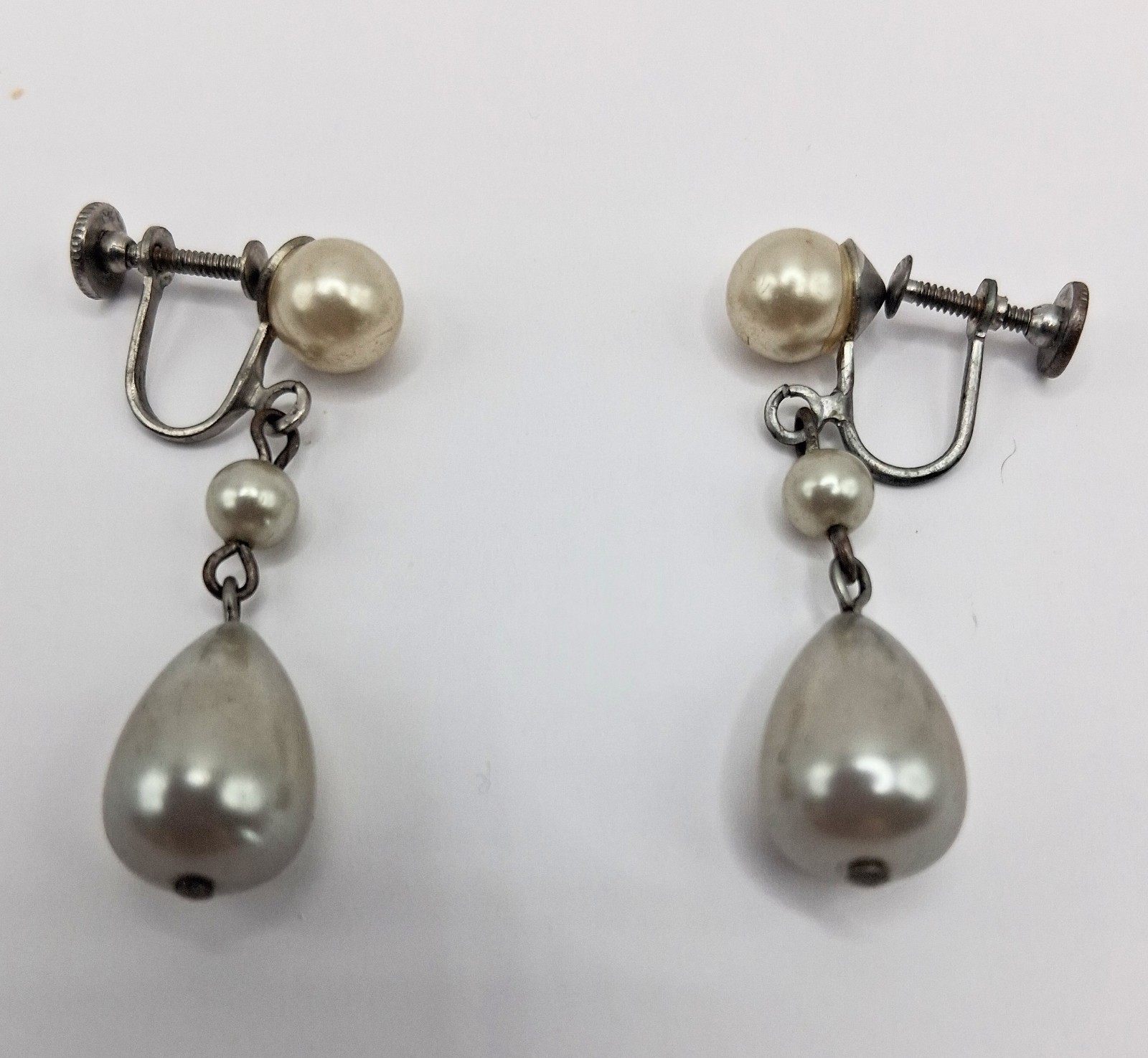 Vintage Earrings Lot 5 Pairs Clip/Screw Back Napier, Vendôme Pat.