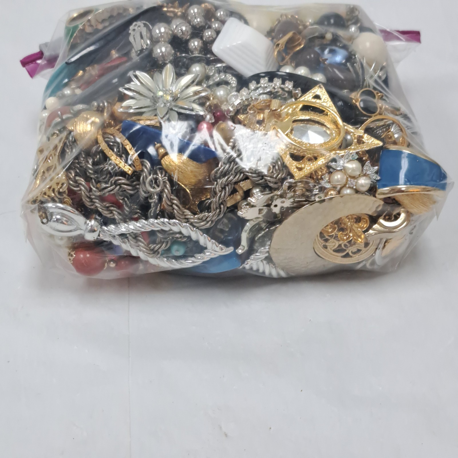 Bag Old Unsearched Jewelry Lot Vintage Estate Find Junk Drawer