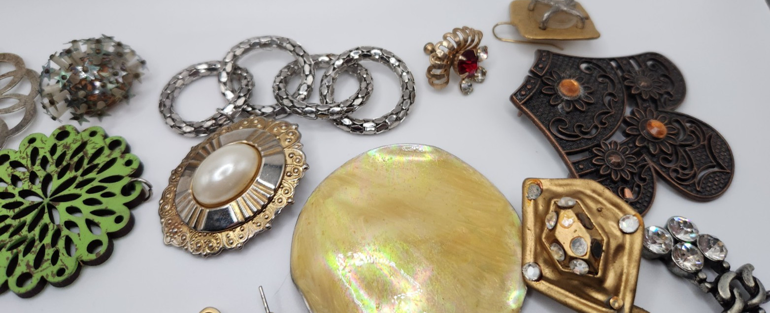 Craft Jewelry Pieces Junk Drawer 35 Different Pieces