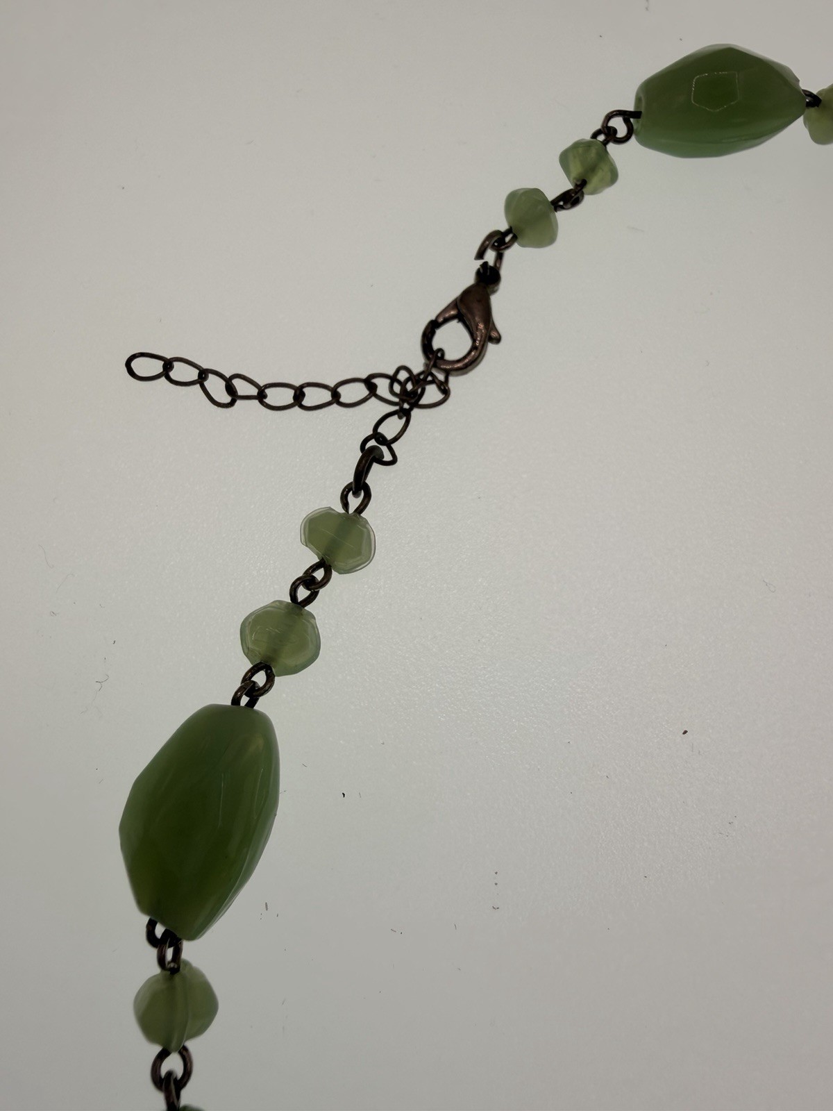 Lot 4 Semi Precious Stone Beaded Necklaces Sterling Silver Pendant Vintage SW