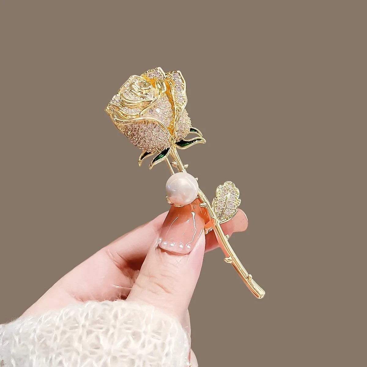 2 PCS Vintage Flower Alloy Brooch Pin Women Fashion Jewelry Vase Style Accessory