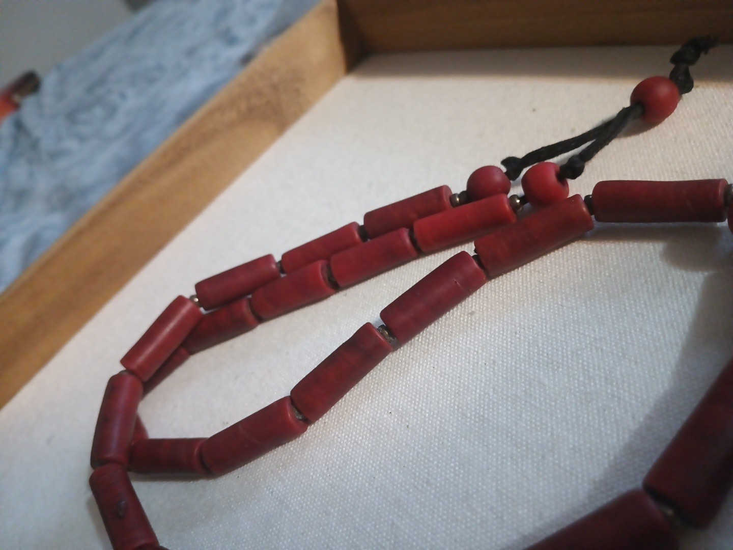 Antique African Trade/Prayer Bead Necklace 26″ Handcrafted Jewelry