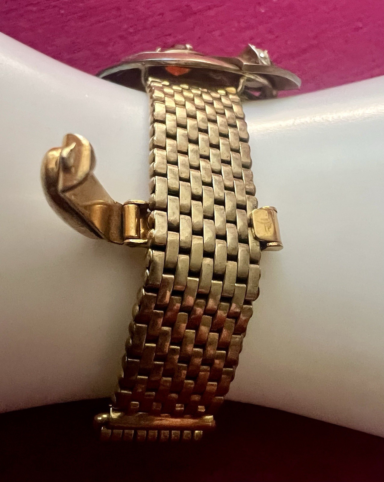 RETRO DECO KREISLER SIGNED RETRO DECO MESH BRACELET