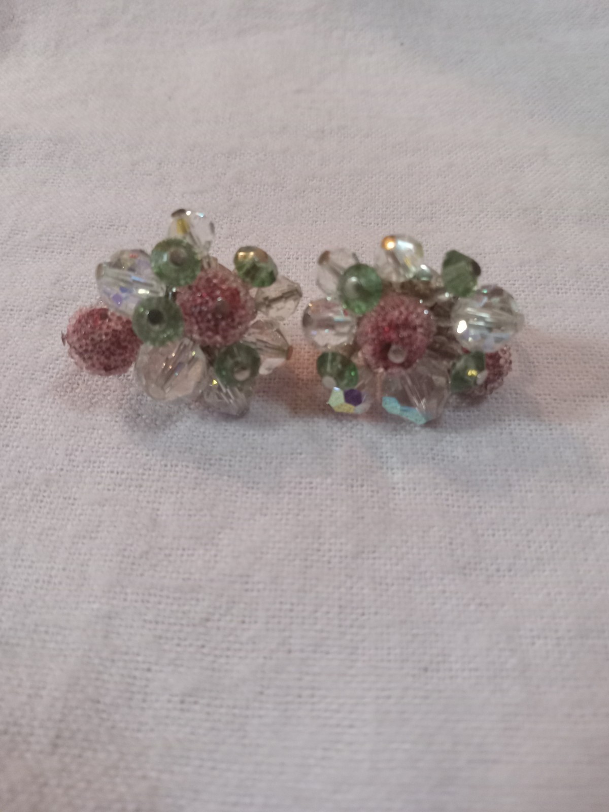 Vintage 1960’s Floral Parure Signed Vendome. This Is A Set of 5 Pieces. As Shown