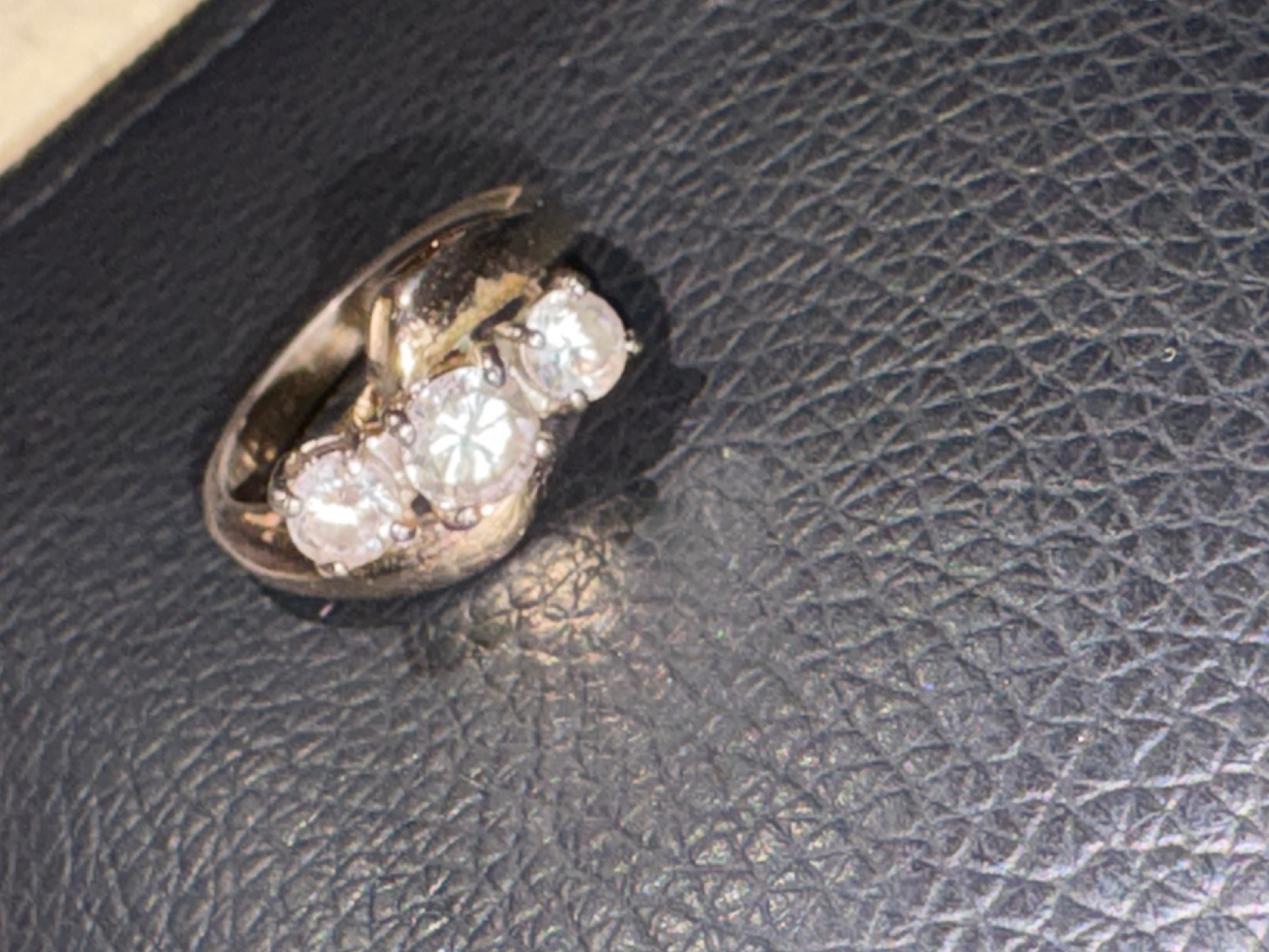 antique 3 diamond gold ring from the 1920’s era. Excellent collection! Size 6