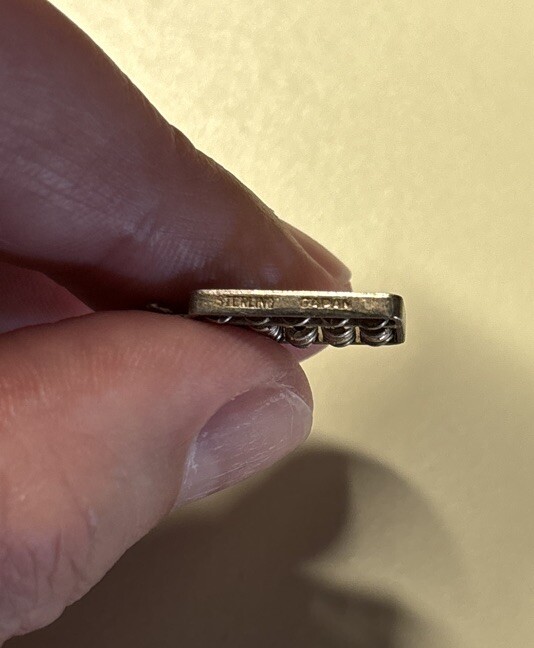 Vintage 1960s Sterling Abacus 3D Moving Charm