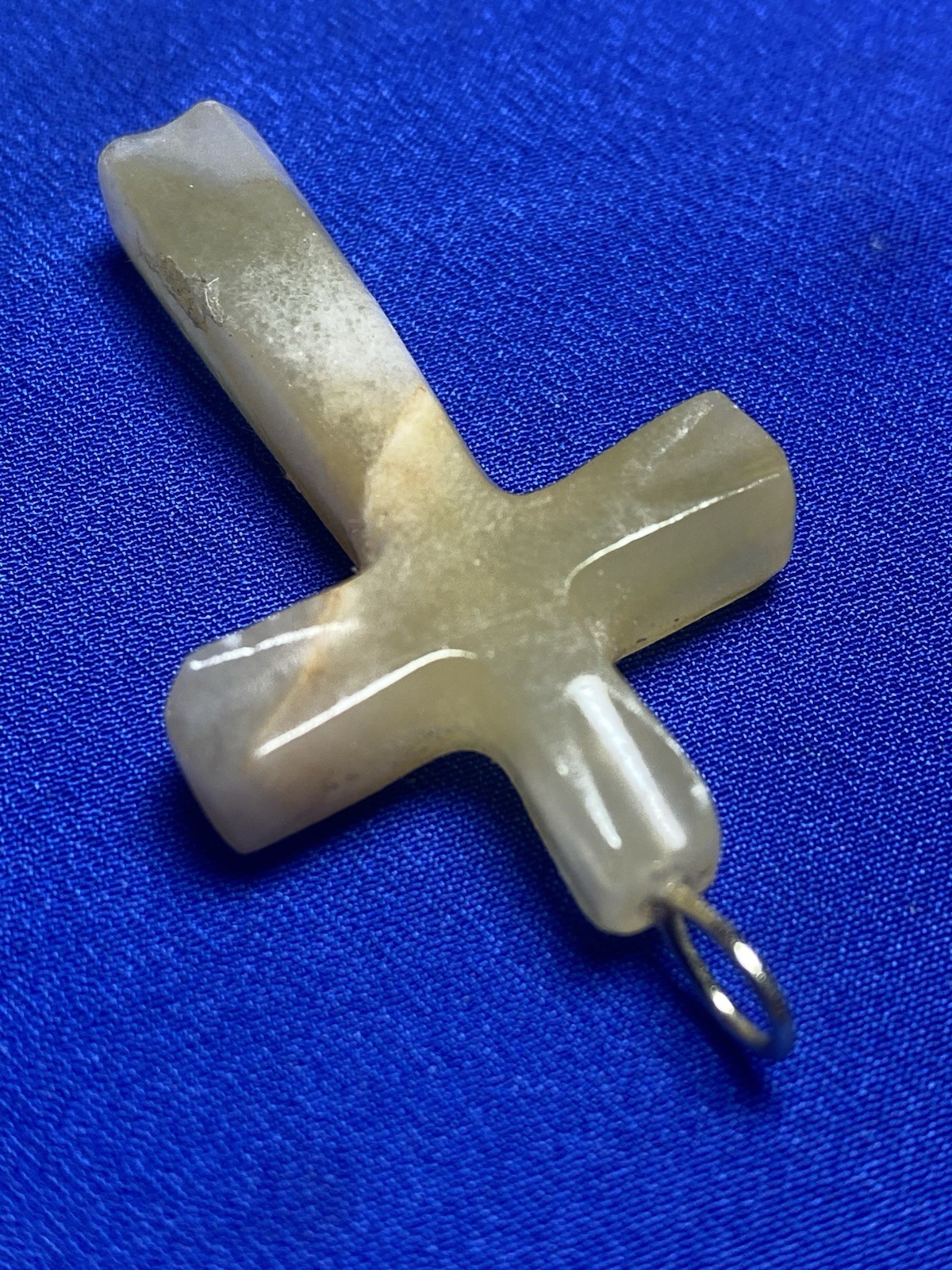 VINTAGE Cross Pendant –Shell/Mother-of-Pearl– 1.75”– Buyer to Confirm Material