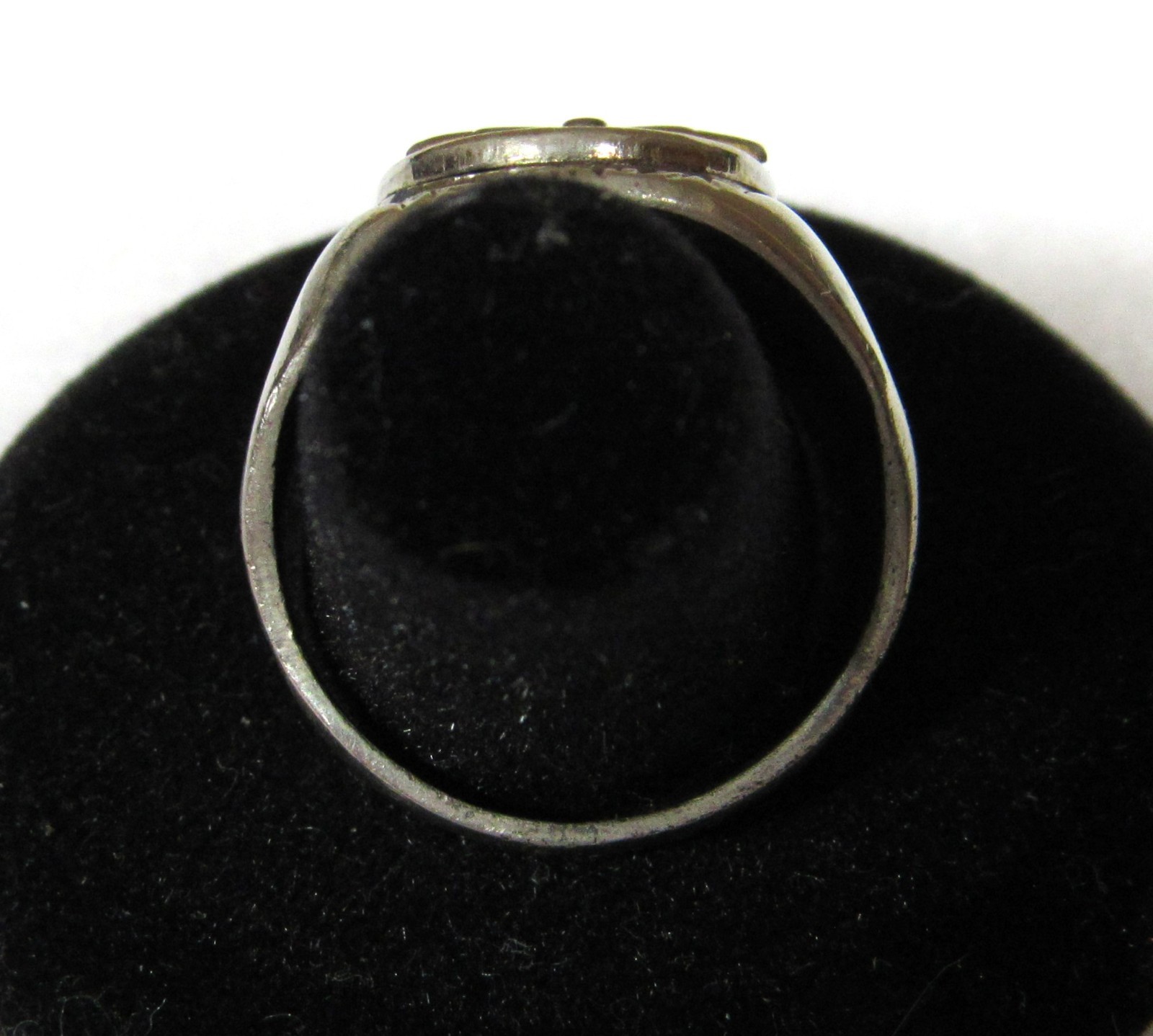 WWII US ARMY AIR CORPS AVIATOR PILOT STERLING SILVER RING SIZE 9 1/4 ~ NAMED #’D