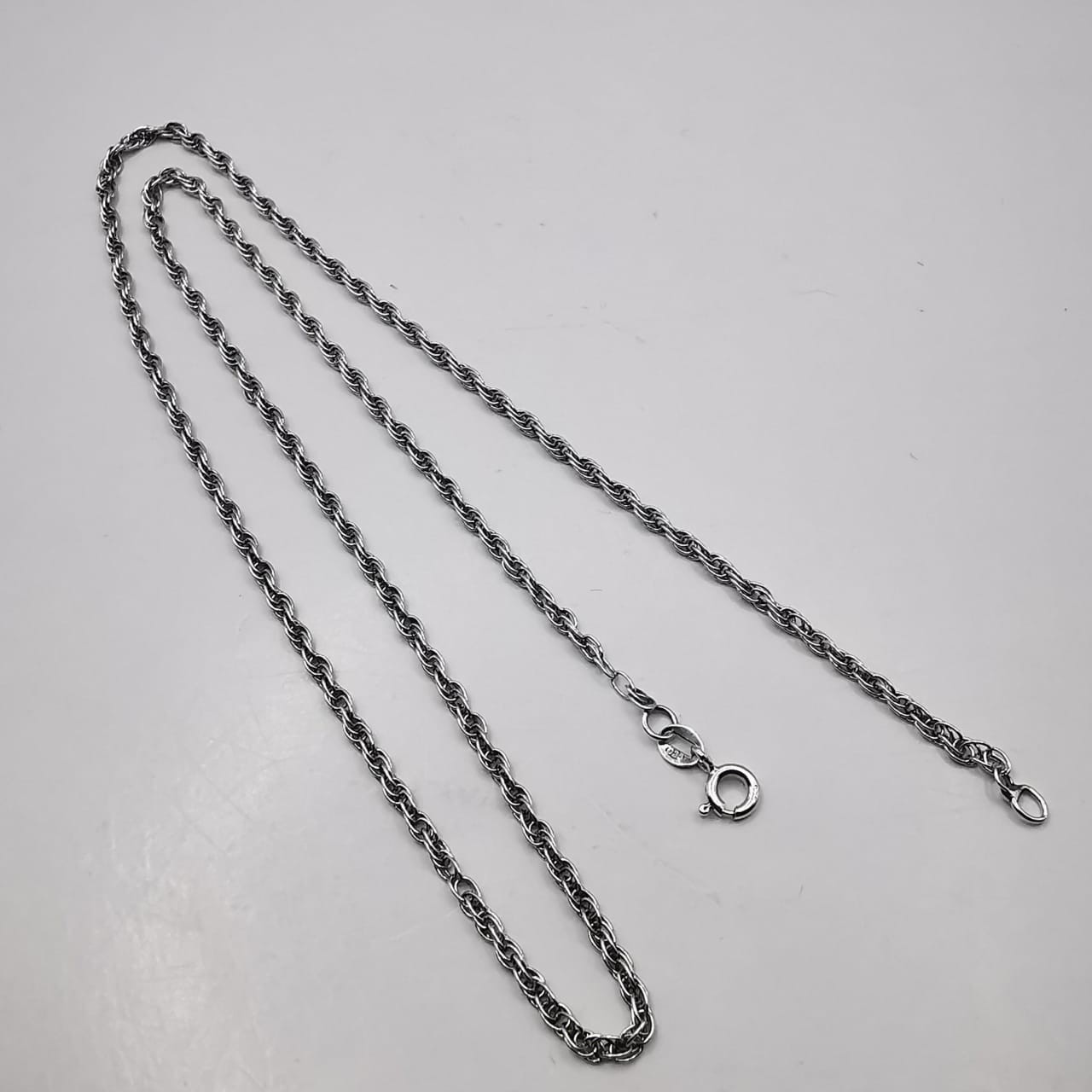 Vintage Beautiful Jewelry Chain Necklece,925 Sterling Silver,Signed , 5,60g