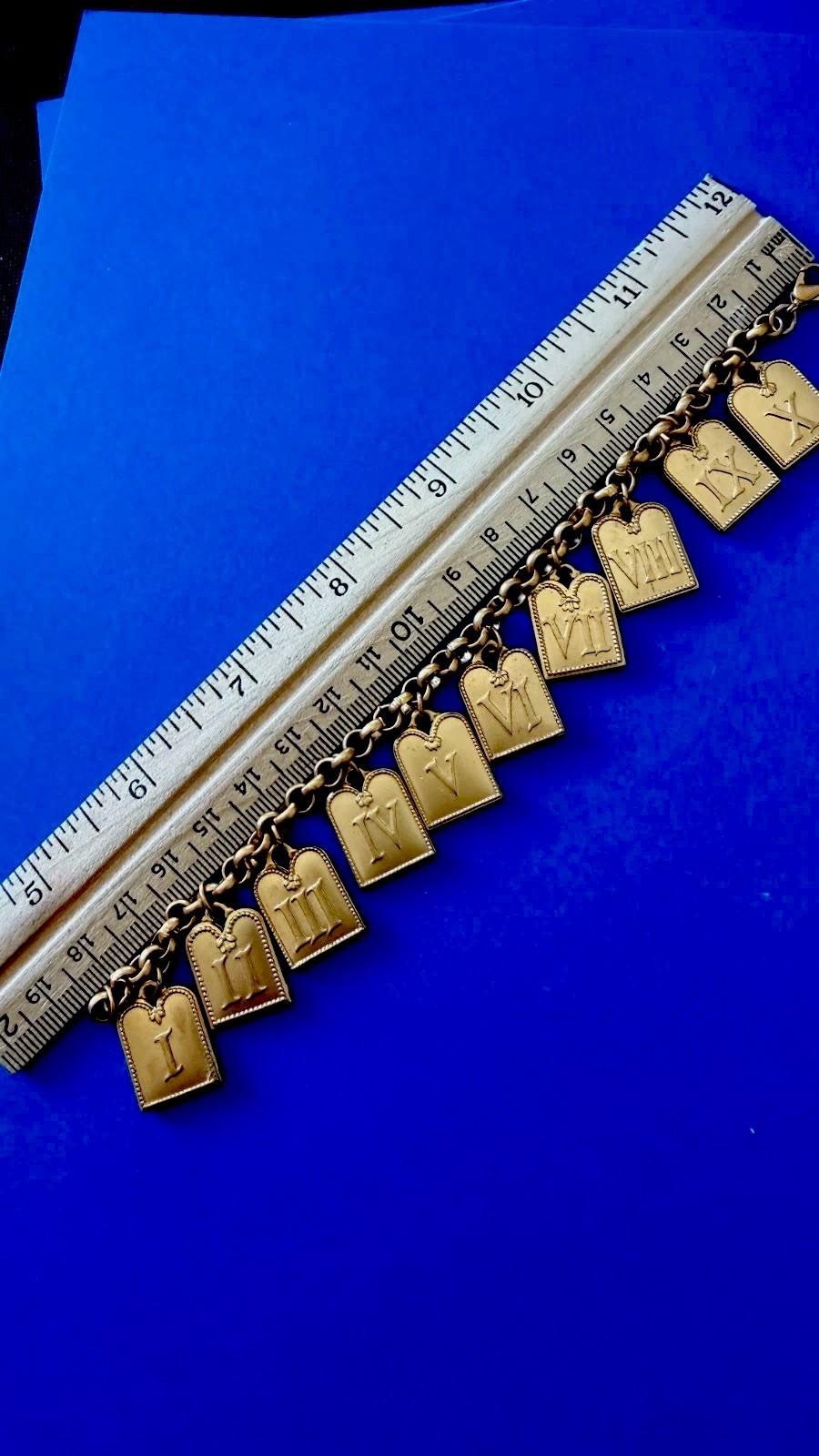 I am Edgar berebi and this my Never Worn 10 commandments Bracelet 1996