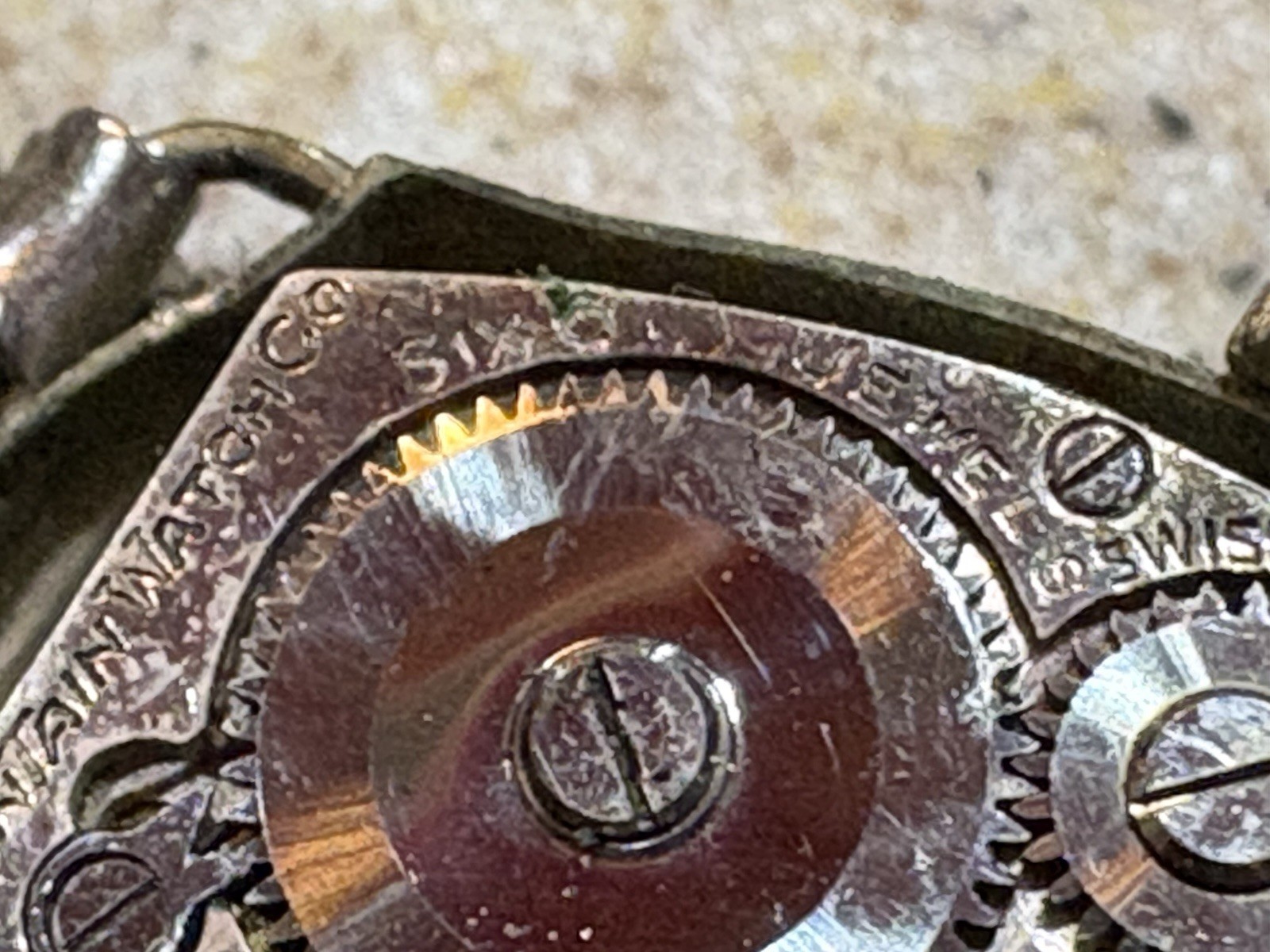 Antique ART DECO Ladies Wrist Watch FONTAIN WATCH CO. non Working