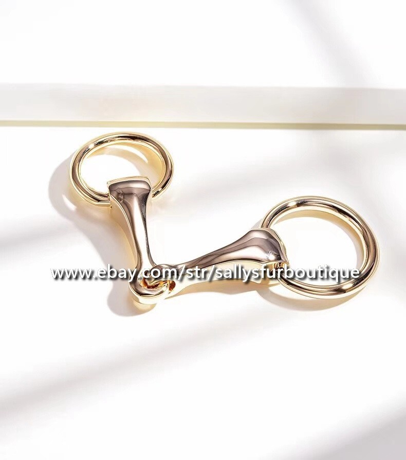 Sallys Quality 100% Copper Scarf Ring Horse Bit Buckles Brooch For Silk Scarves