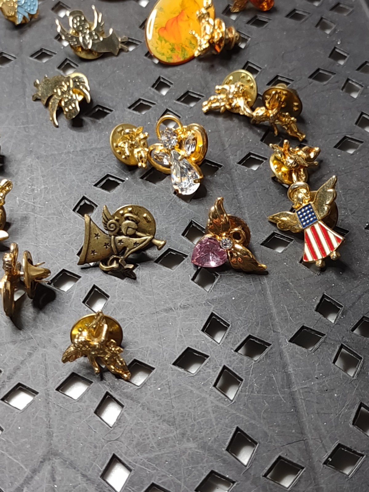 Lot Of Angel / Cherub Themed Pins Angel Pin Lot FTPAG