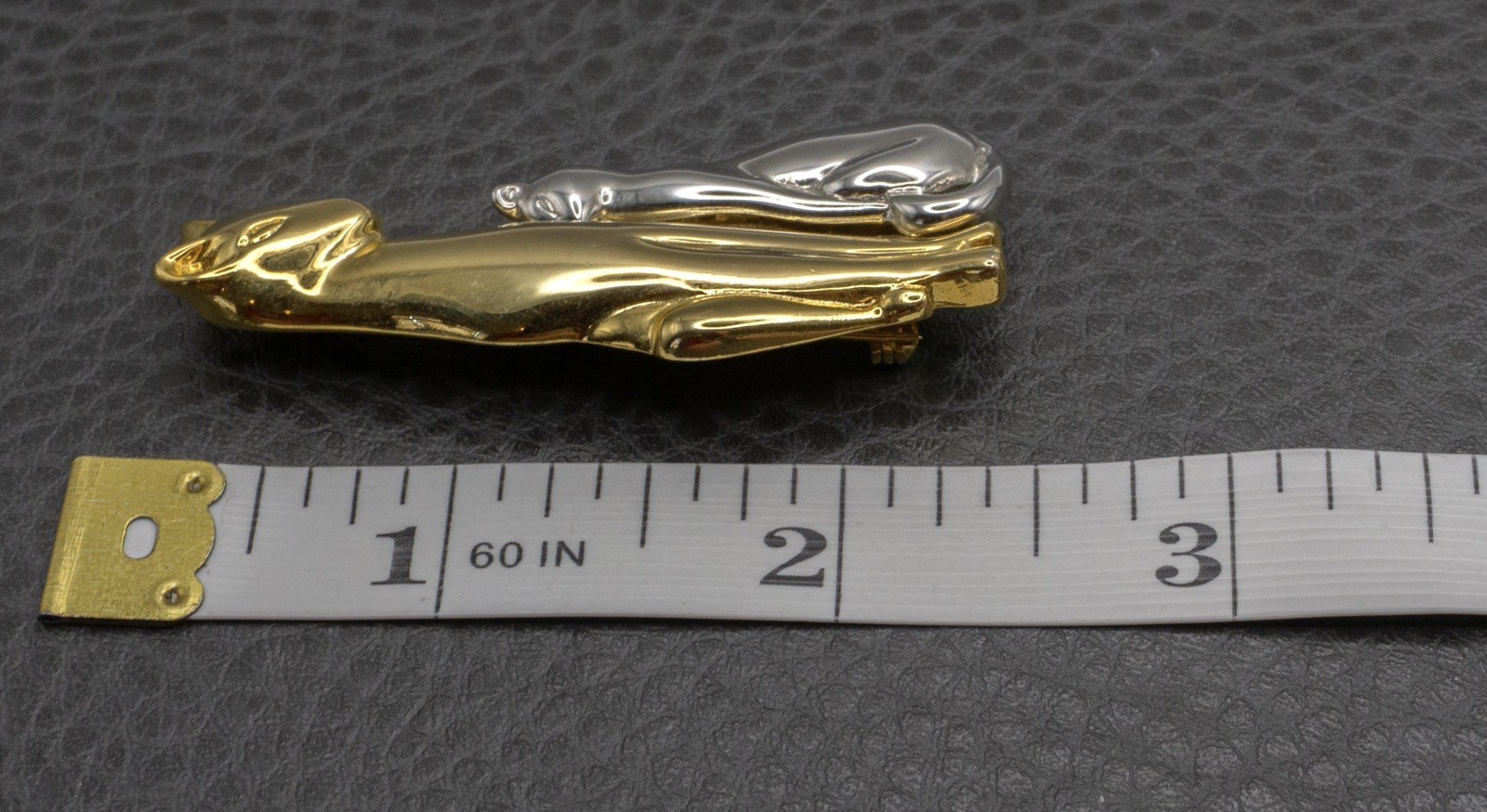 Vintage 2” Silver & Gold Tone Siamese Cat Brooch Pin 2 Cats – Mom & Kitten