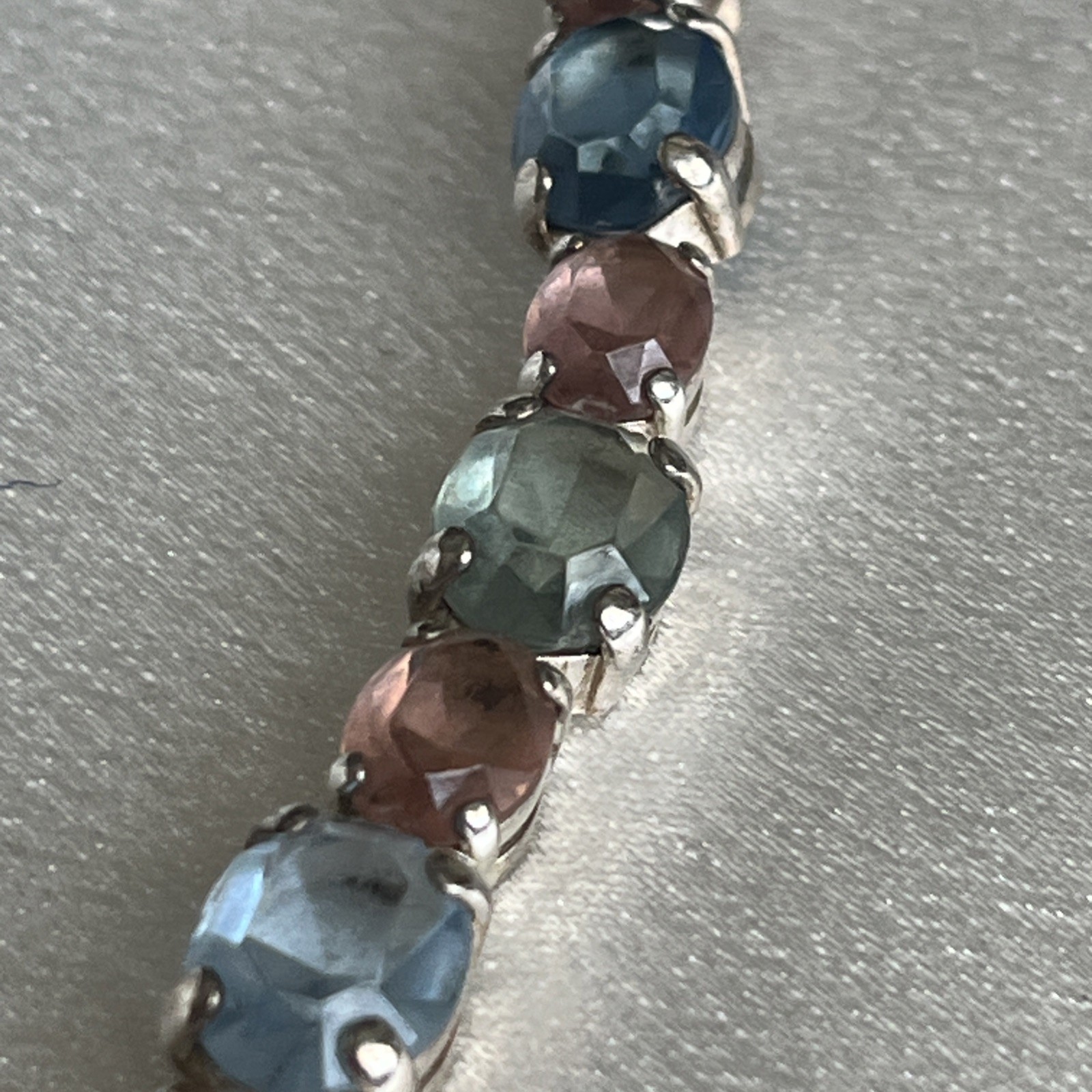 Multicolor Faceted Gemstone Bracelet