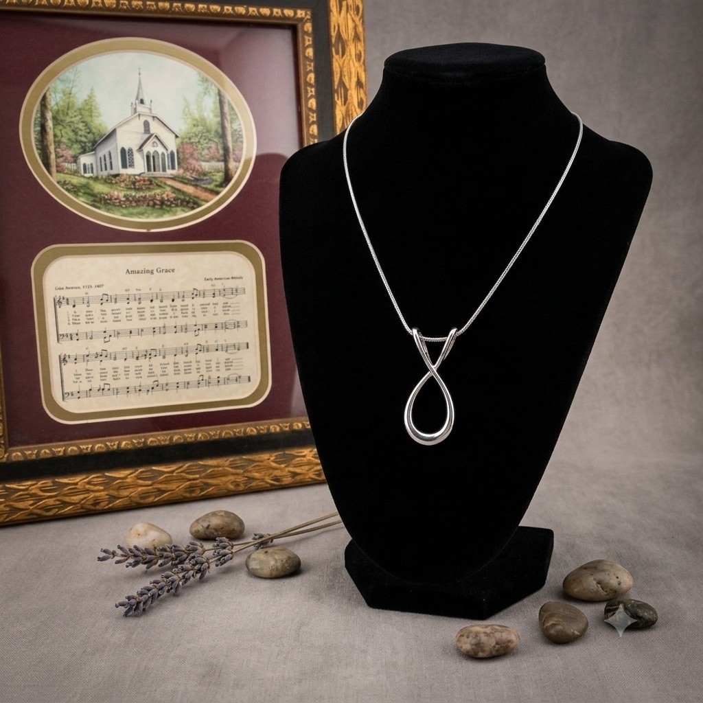Modernist Necklace SilverT Sleek Minimalist Streamlined 16-19” Weighs 22 Grams