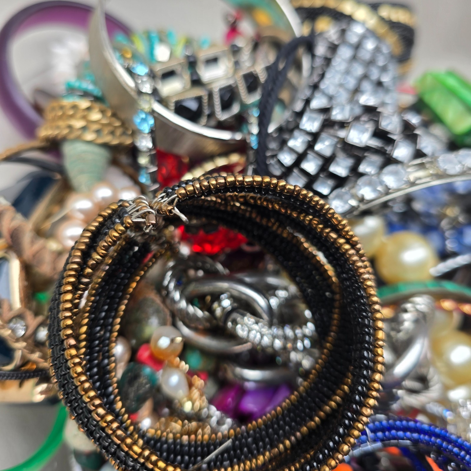 Vintage to Modern Bracelet Lot Wearable Resell 5.66 Pounds