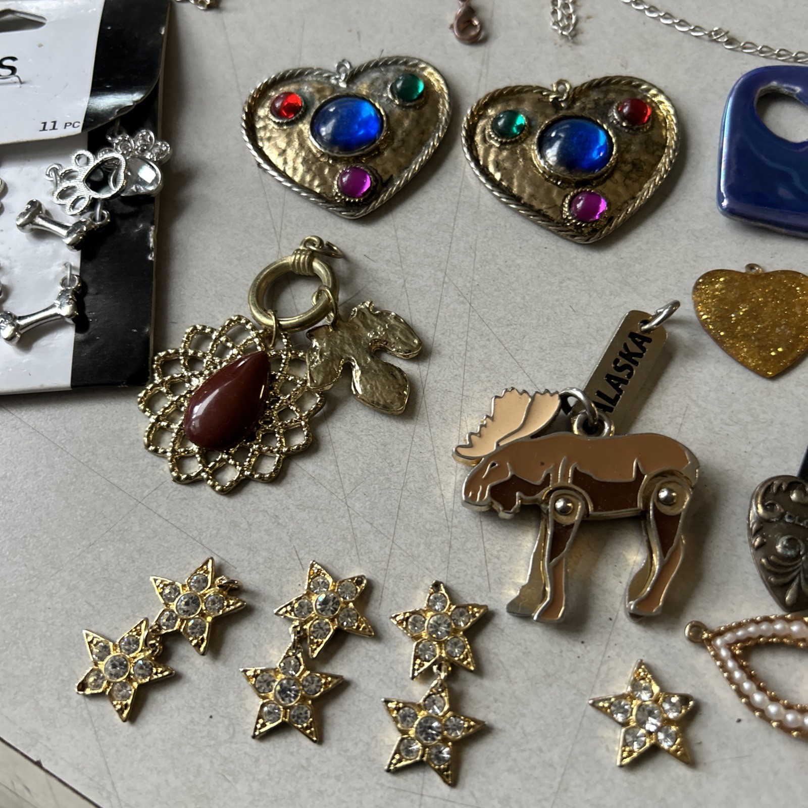 Vintage & Modern Pendants & Charms Lot