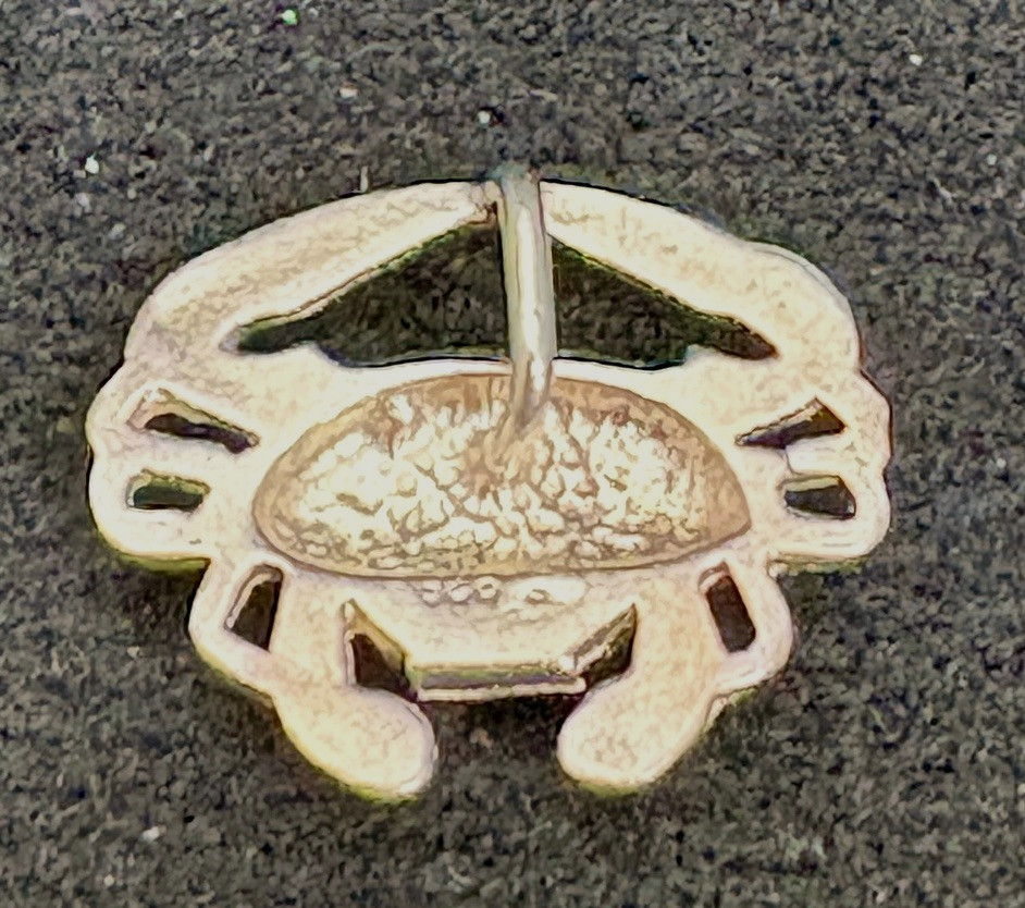 Sterling Silver Crab Vintage Charm .75″ 2.0 Grams