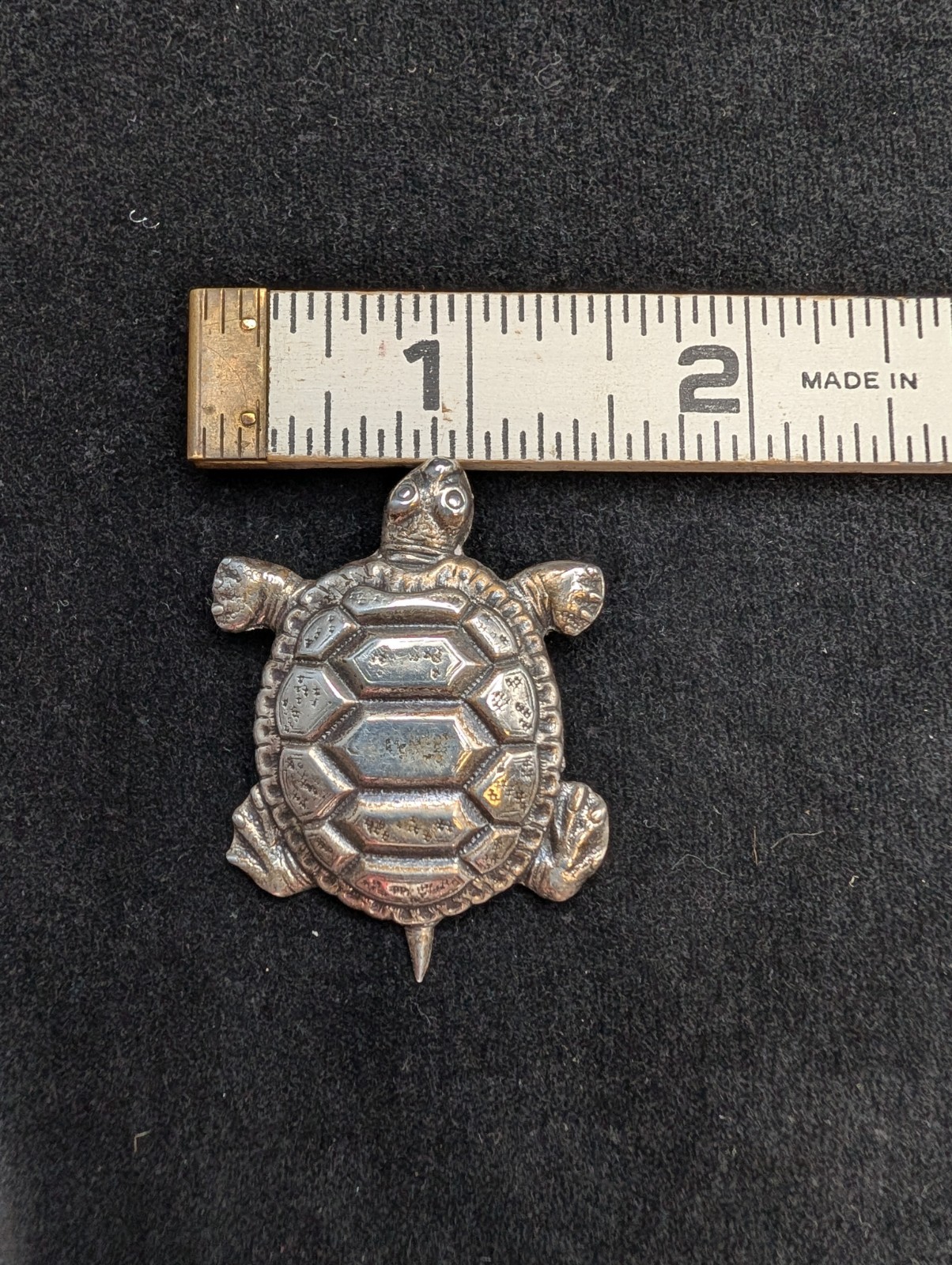 Danecraft Sterling Silver 925 Turtle Pin/ Brooch Vintage