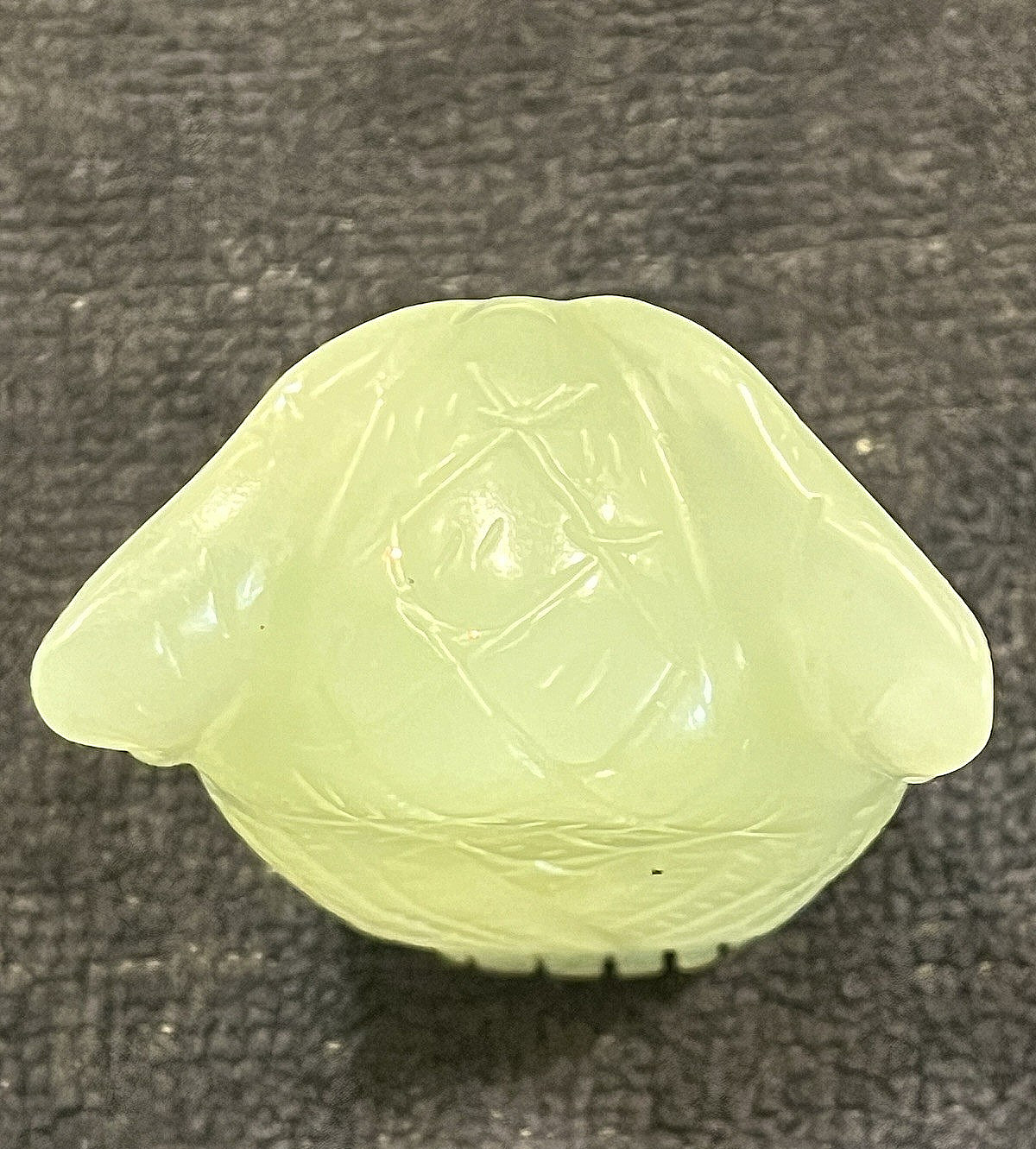 Vintage Rare Original Jade Nephrite Owl Figurine
