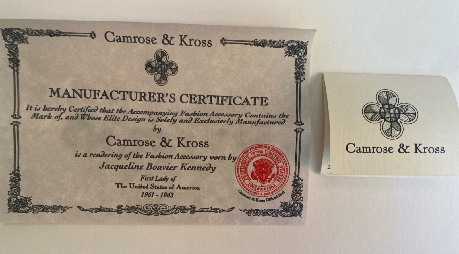 Camrose & Kross Jacqueline Kennedy Light Blue And Crystal Silver Link Bracelet