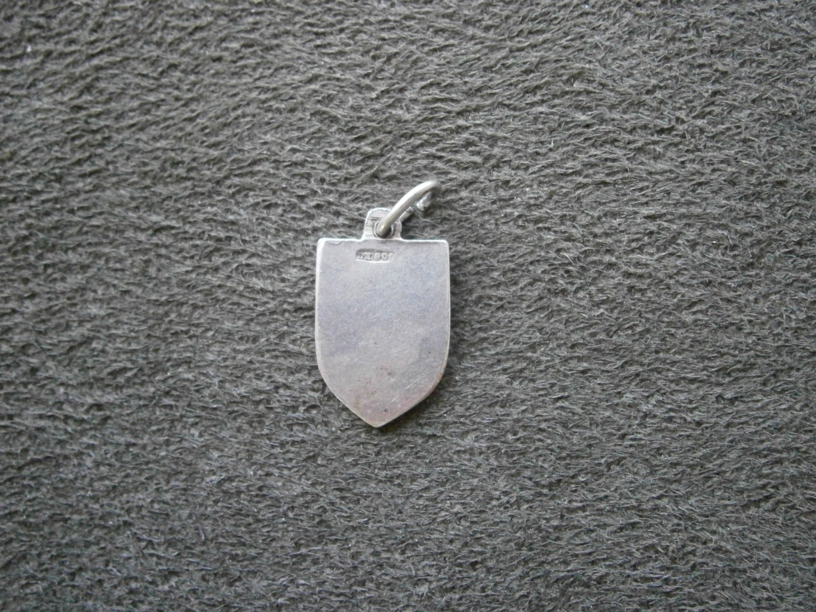 Grossglockner Austria Vtg 800 Silver Enamel Travel Shield Bracelet Charm (b)