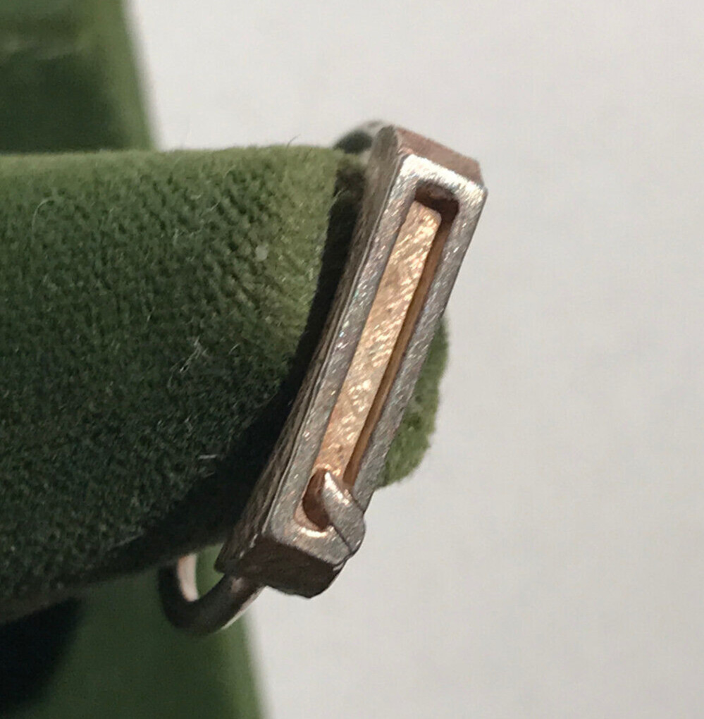 Vintage Sterling Silver Stamped Typebar Monogram “Q” Ring Size 6 ADJUSTABLE