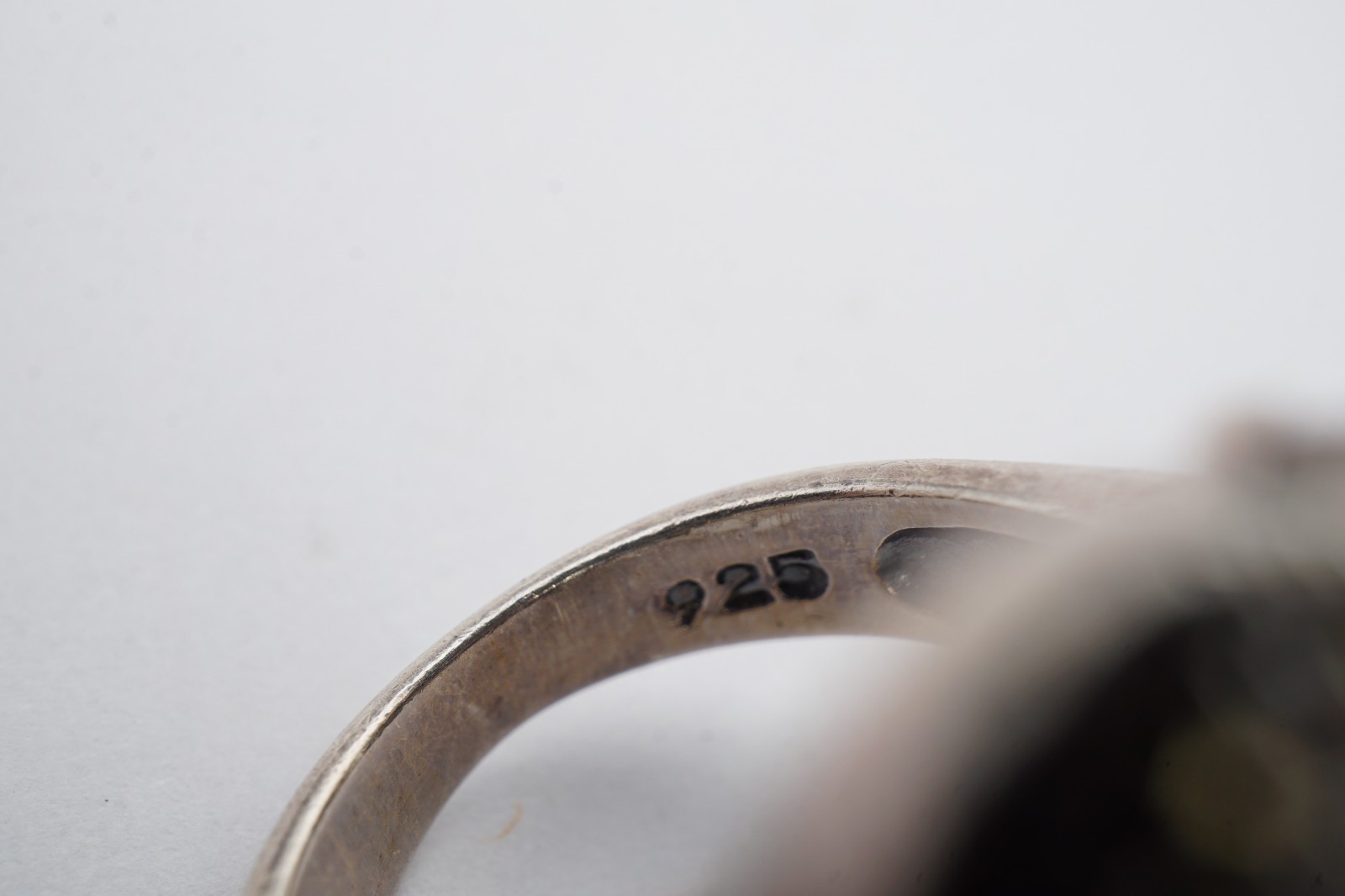 Vintage Sterling Silver 925 Marcasite CZ Ring Size 5