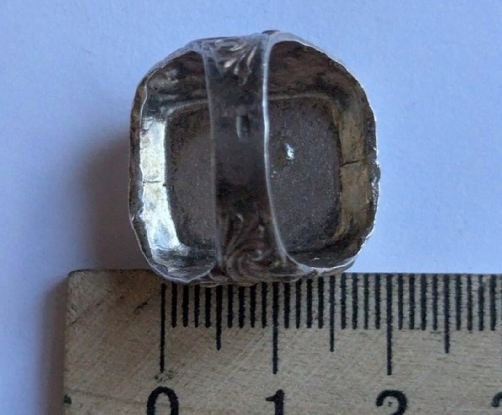 Vintage men’s signet ring sterling silver 925 Size 9.5 Weight 8.94 g. Knight.