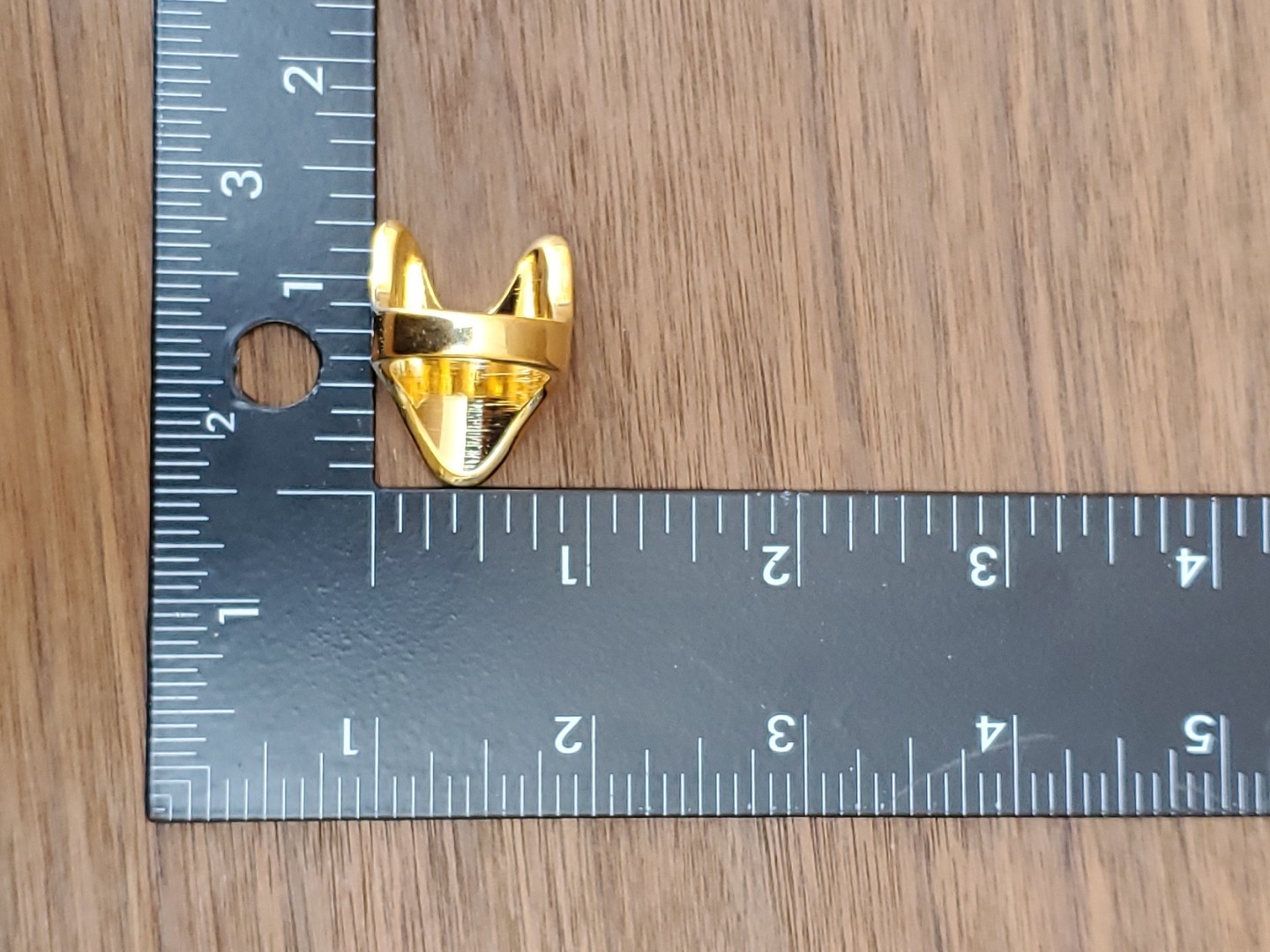 Vintage 18K Yellow Gold Plated Black Enamel And Rhinestones Ring Size 8