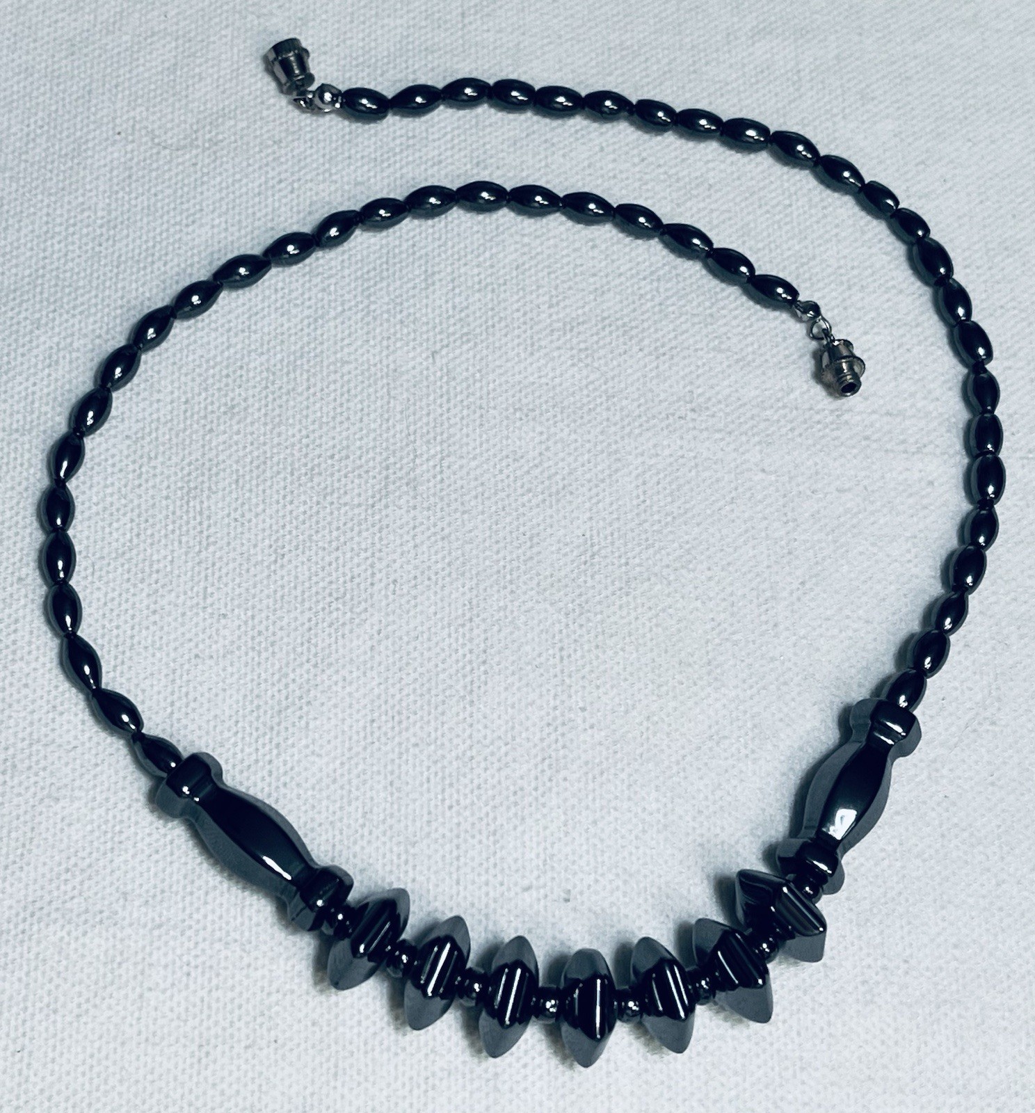 Lot 3 Vintage Estate Necklaces Ethnic Tribal African Statement Black Brown White