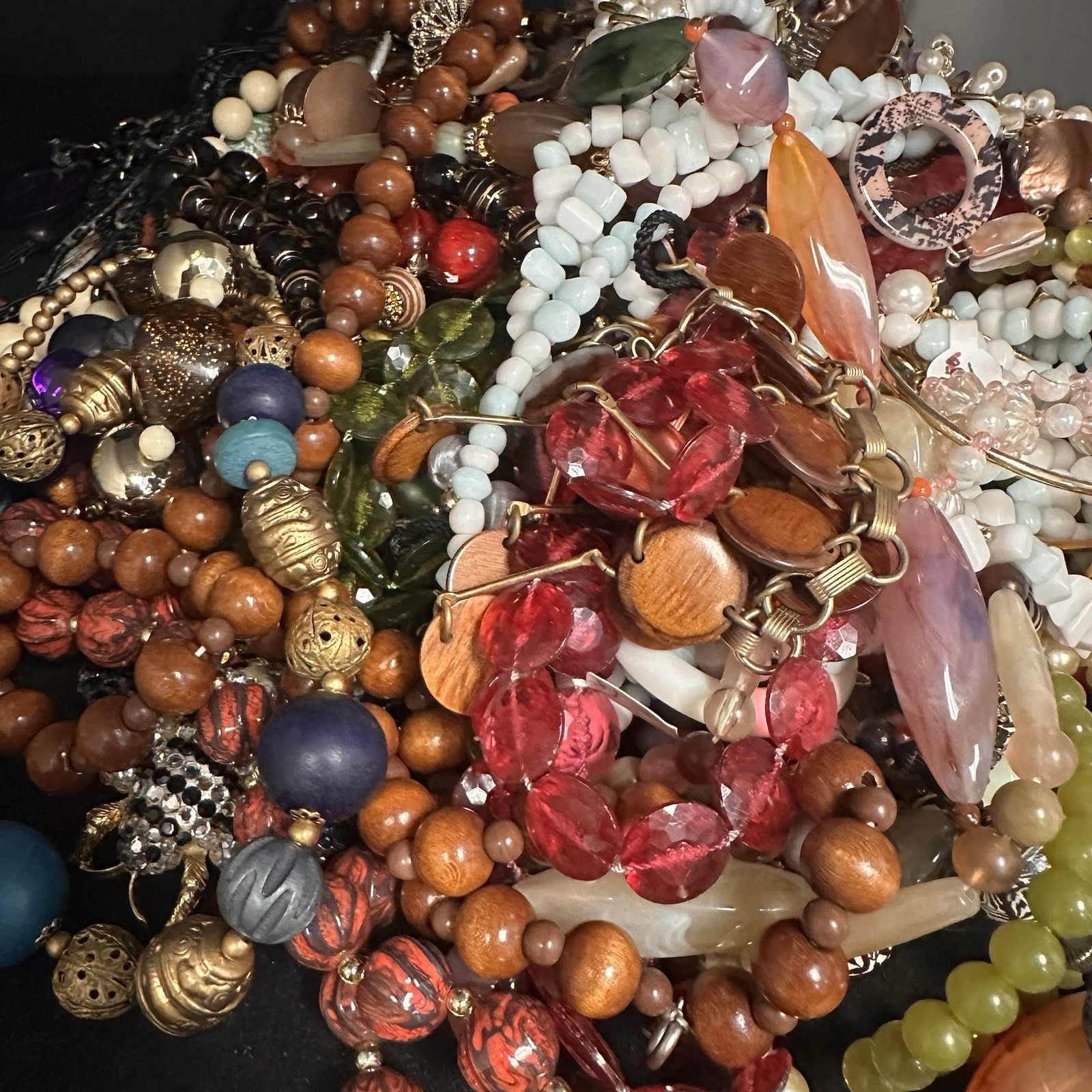 Jewelry Lot 5 Lbs Vintage Estate Modern Costume Wearable Craft Junk Resale #3