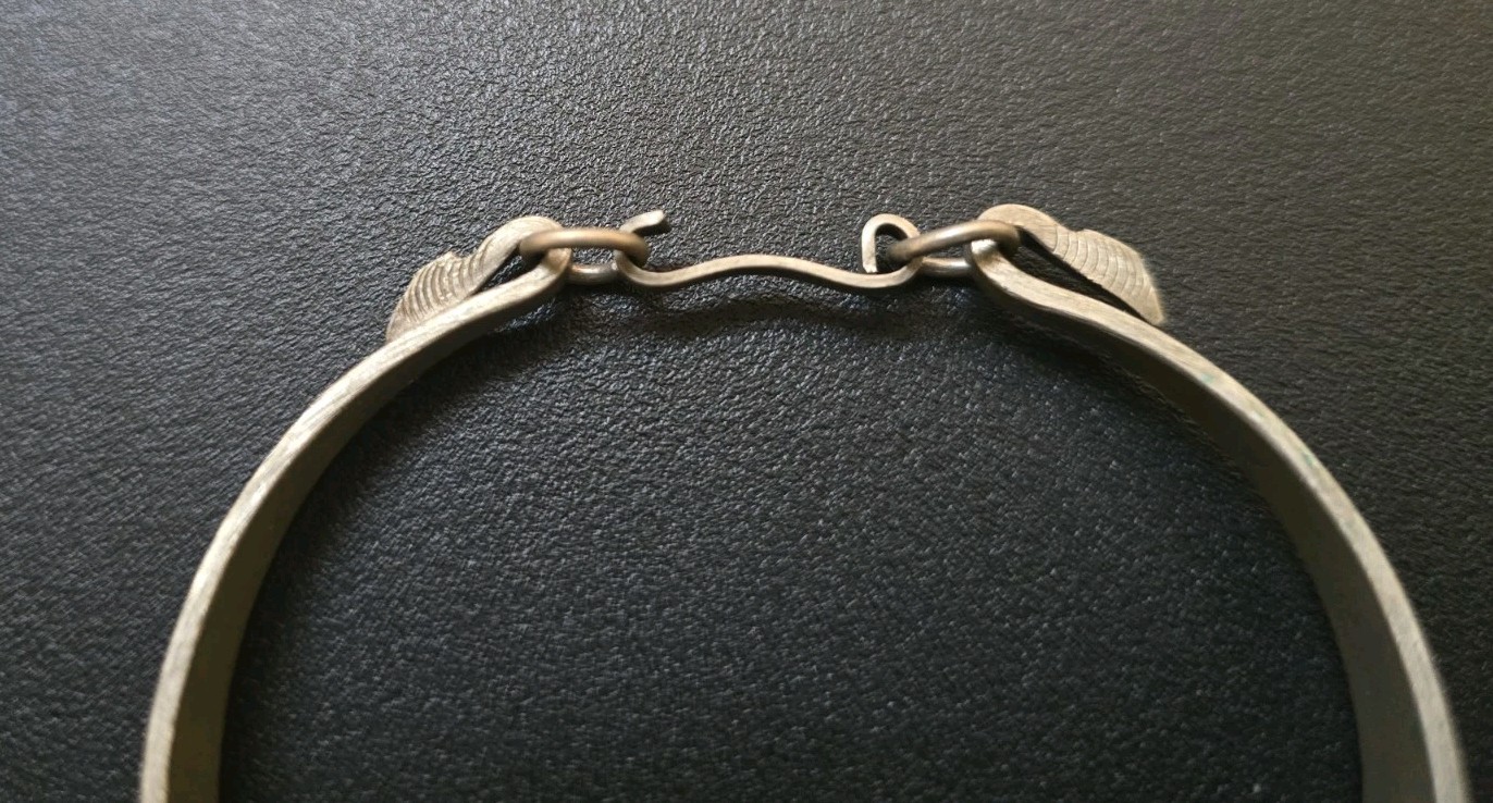Vintage Chinese Miao Mid-Century Hook Bracelet