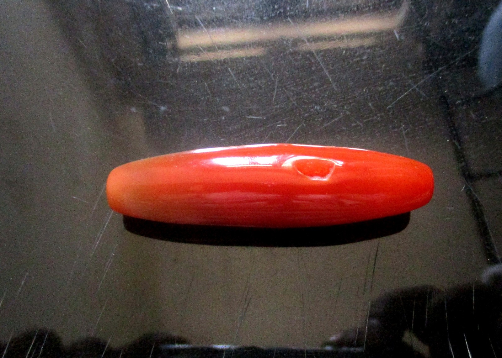 carnelian Elongated Bead Agate Antique 58 * 15 mm, 18.56 Gms