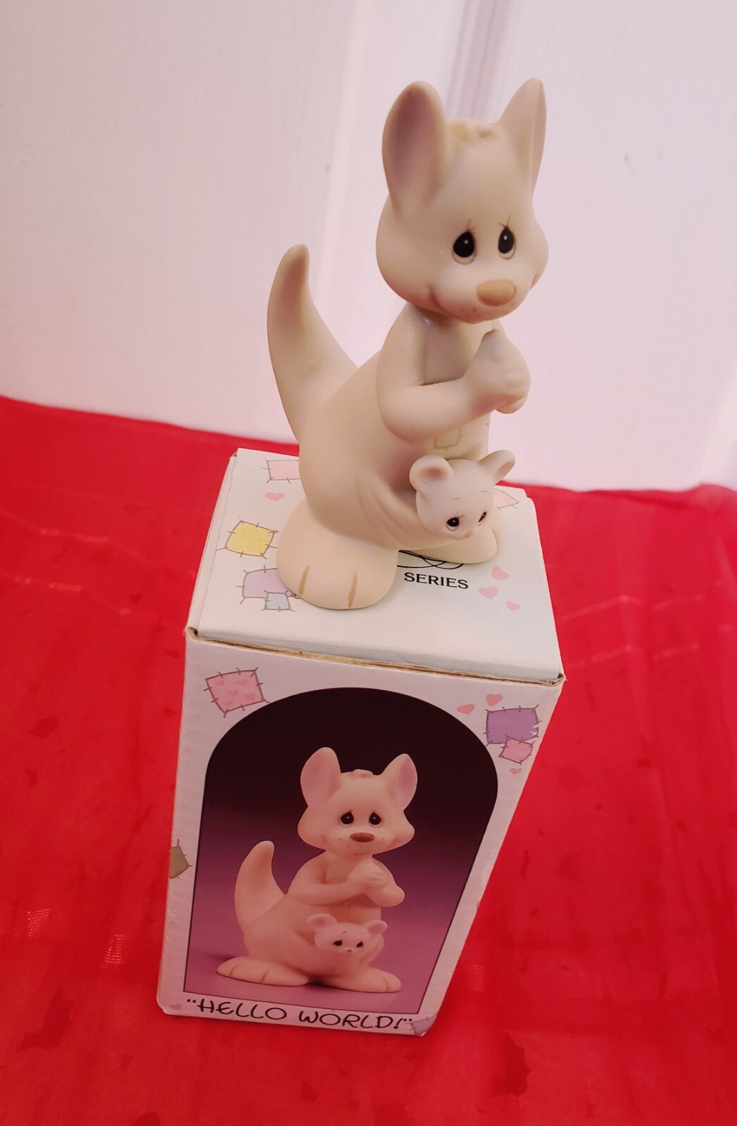 Vintage Collectable 1988 Samuel J. Butcher ENESCO HELLO WORLD Porcelain Figurine