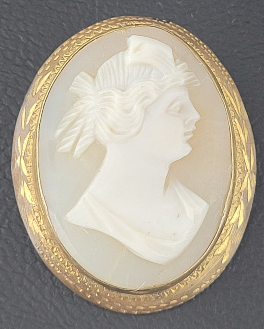 Vintage Cameo Brooch READ