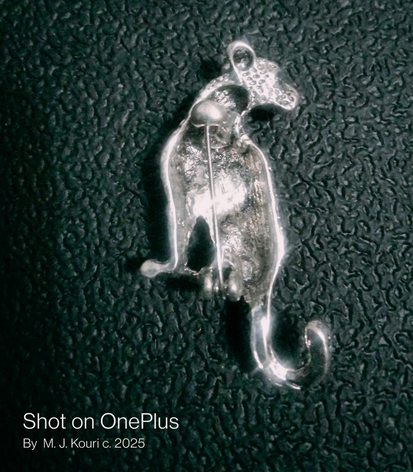 Betty White’s Silver & Emerald Leopard Brooch