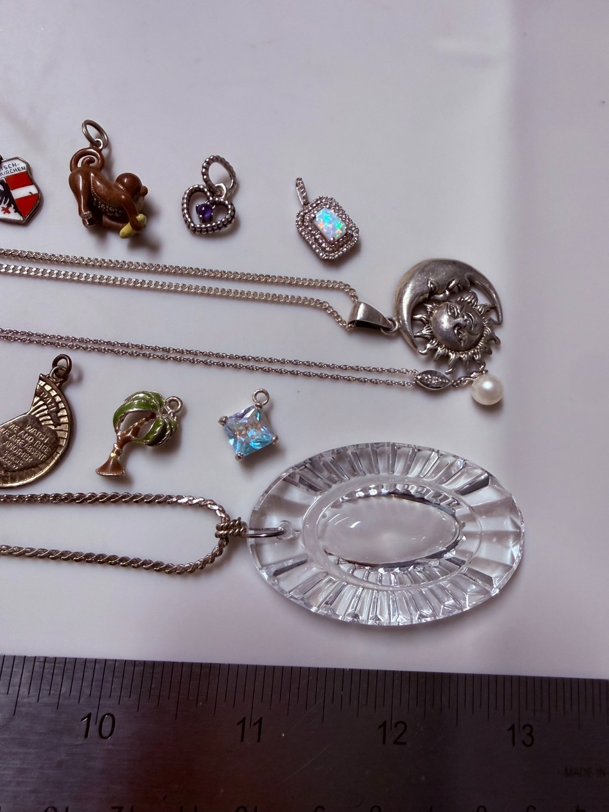 Collection Lot Amazing Vintage and Modern Sterling Silver Pendants #Decor – W8