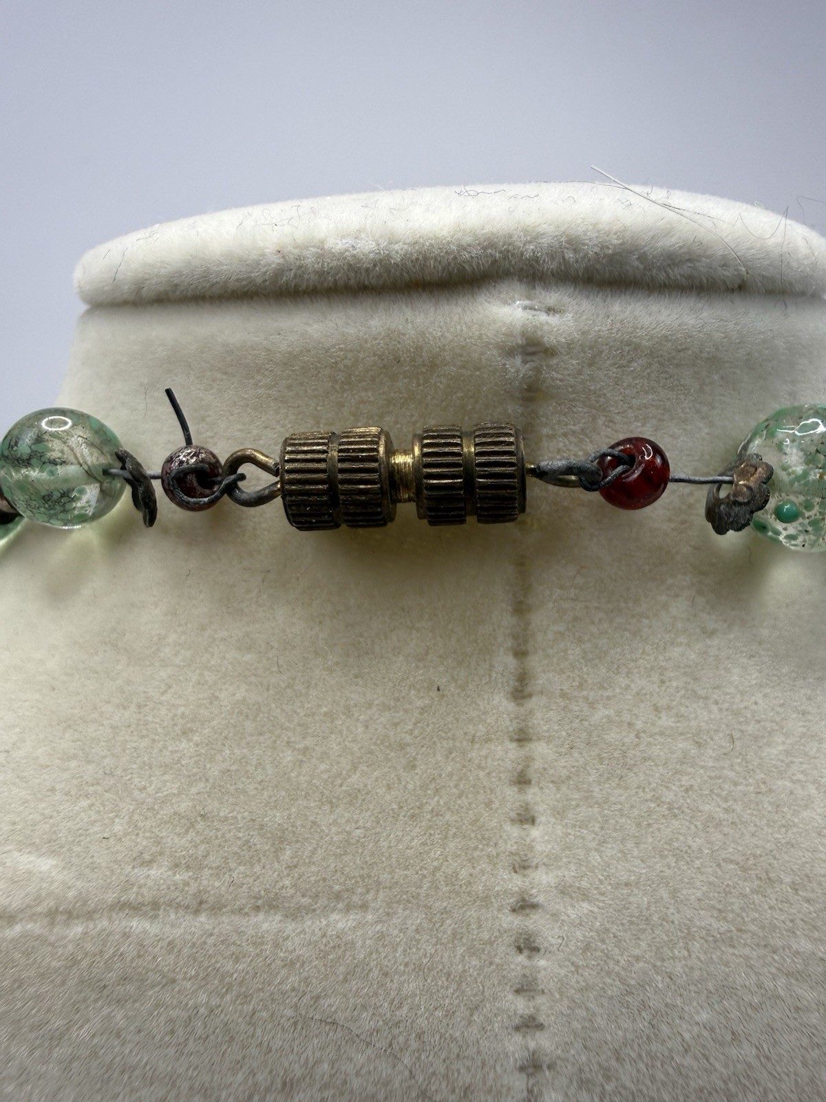 Vintage 1950’s Venetian Murano Glass Multi Color FRUIT SALAD Cluster Necklace